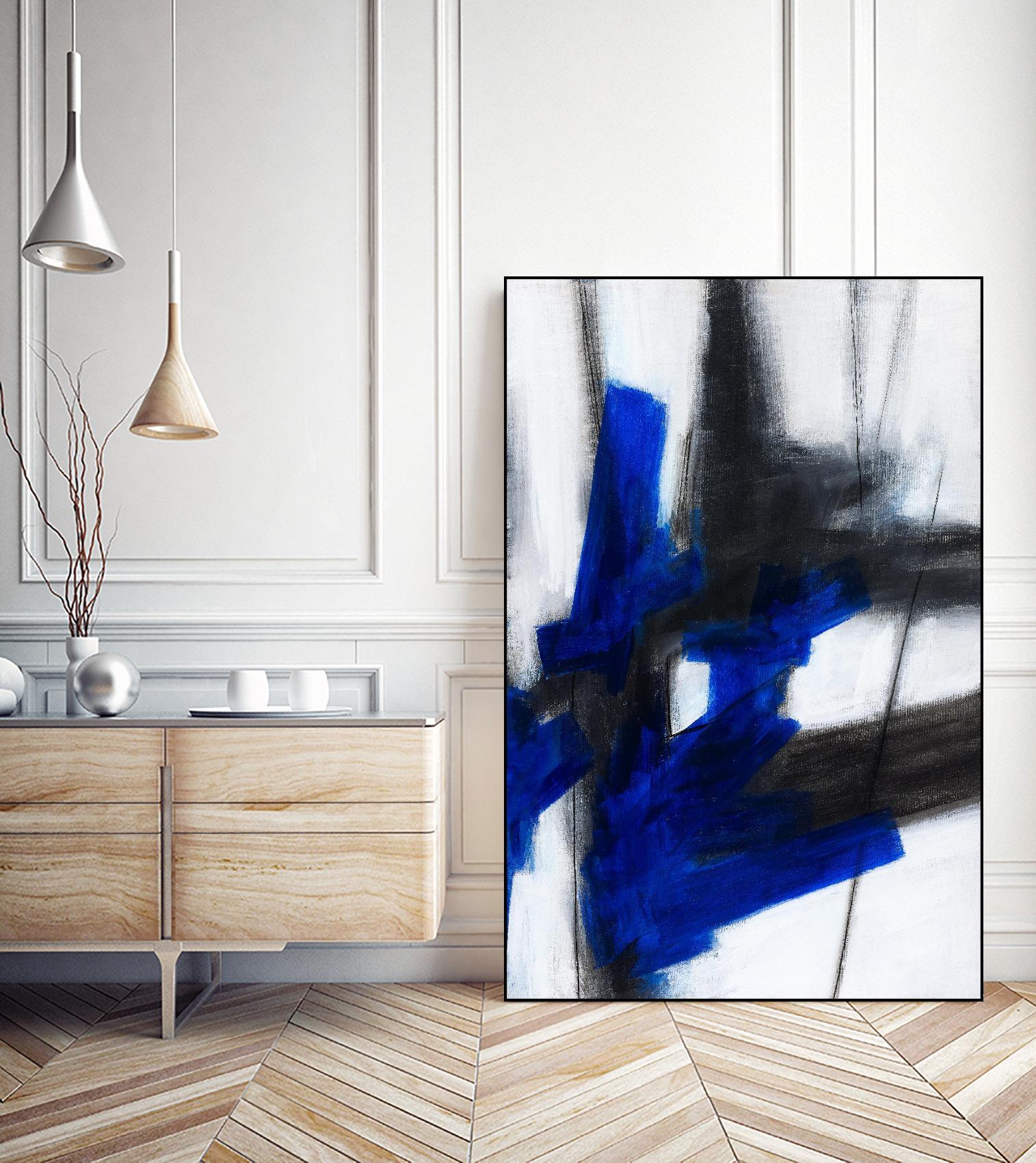 KIND OF BLUE by Marvin on GIANT ART - blue abstract