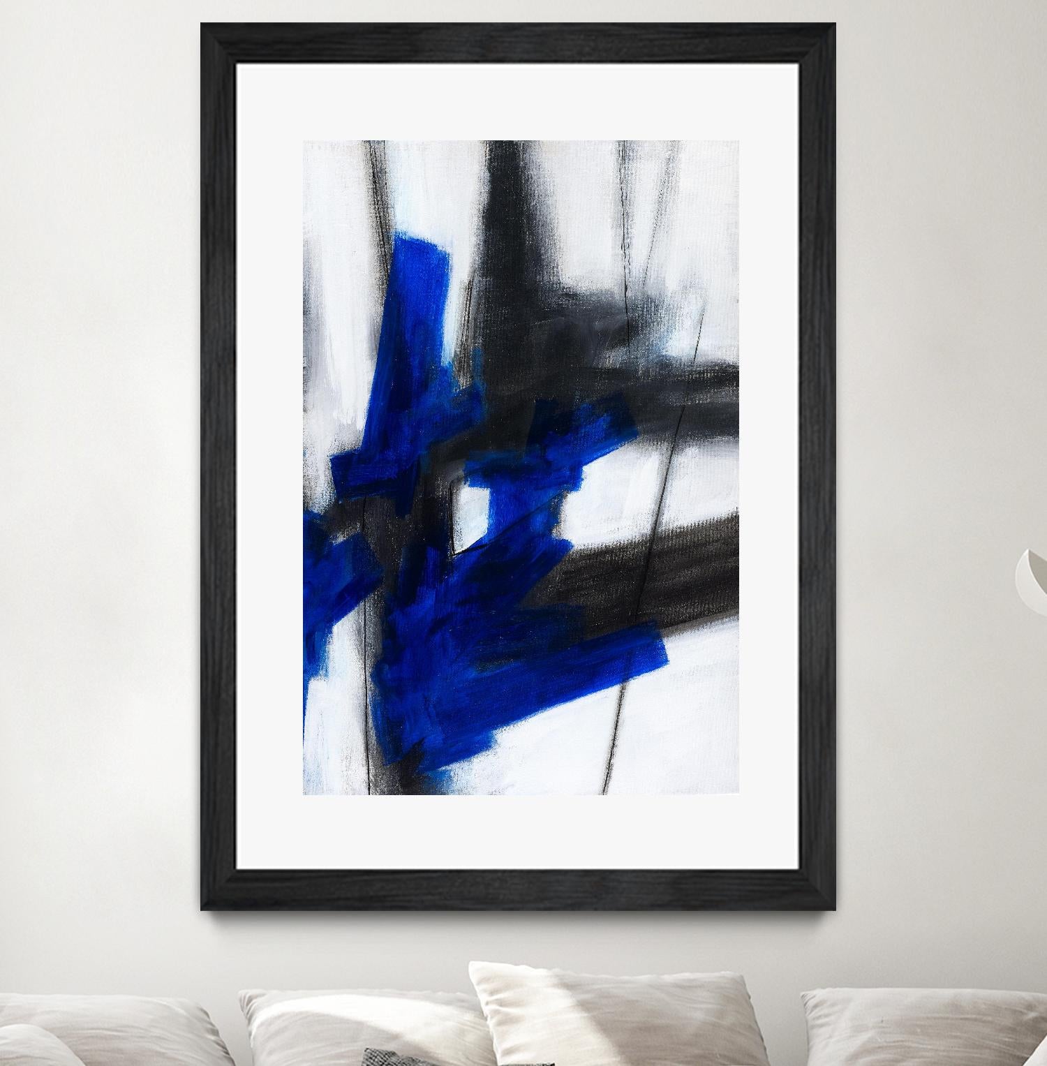 KIND OF BLUE by Marvin on GIANT ART - blue abstract