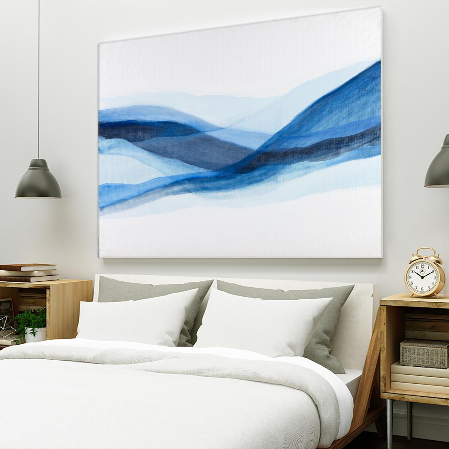 BALEINE by Marvin on GIANT ART - blue abstract