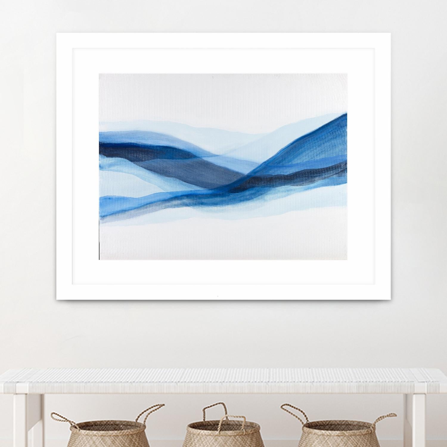 BALEINE by Marvin on GIANT ART - blue abstract