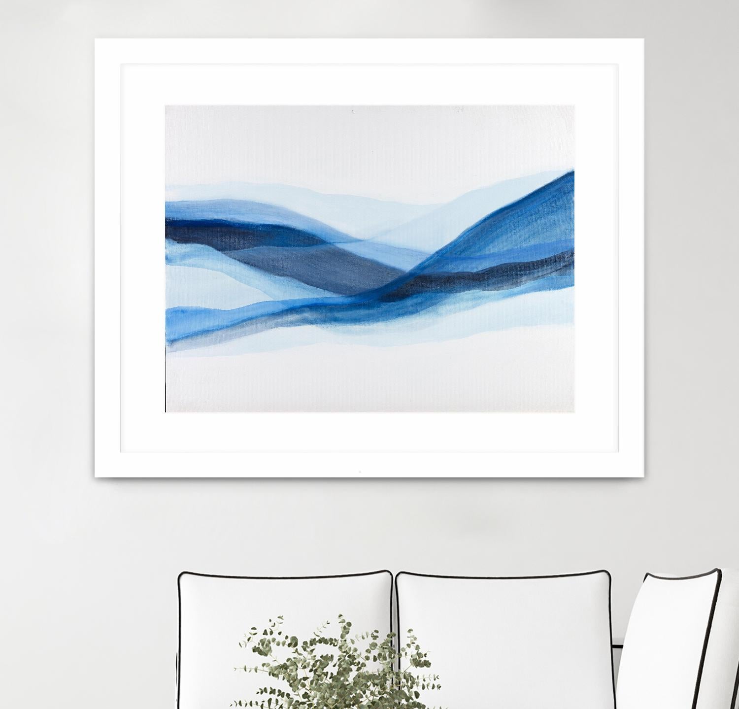 BALEINE by Marvin on GIANT ART - blue abstract