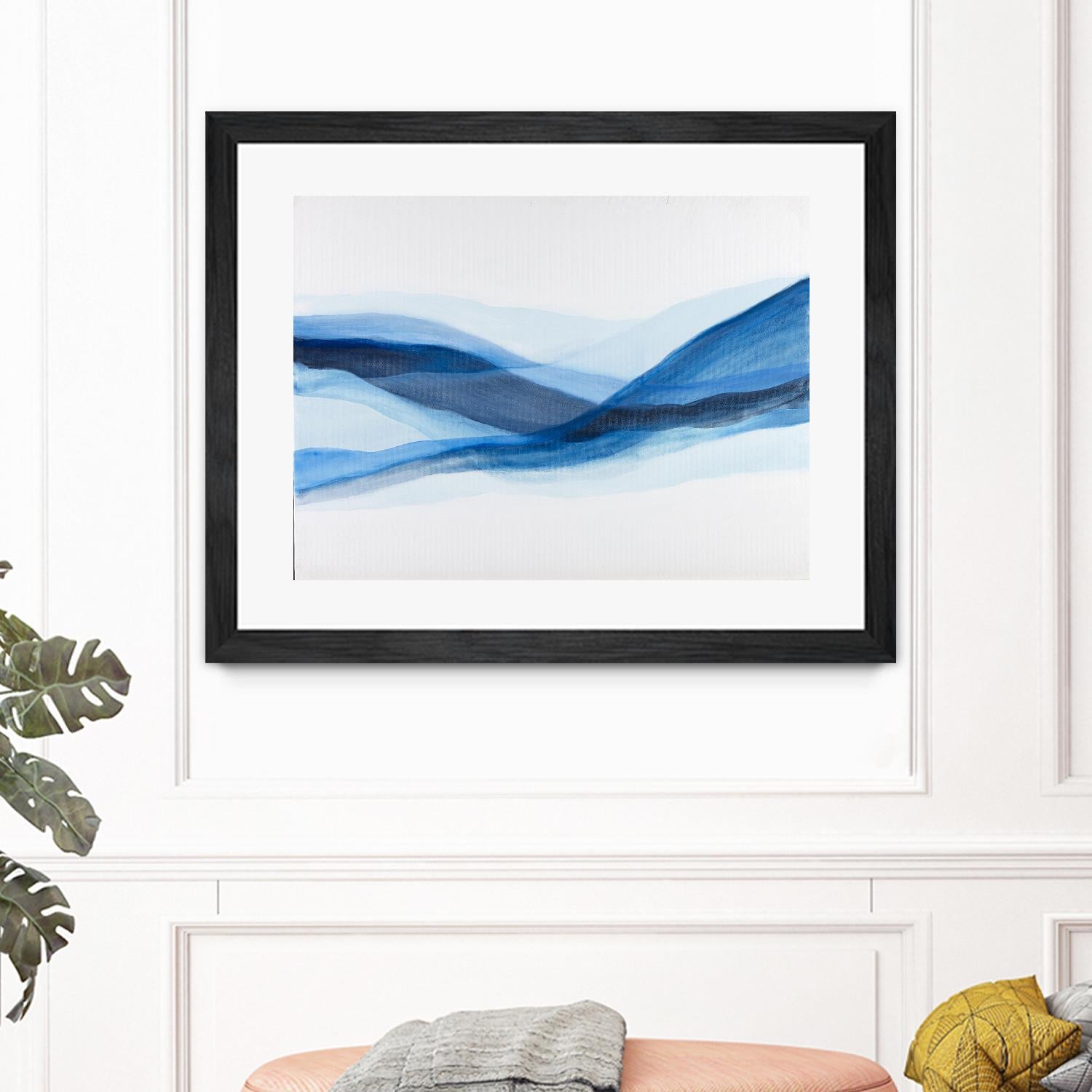 BALEINE by Marvin on GIANT ART - blue abstract