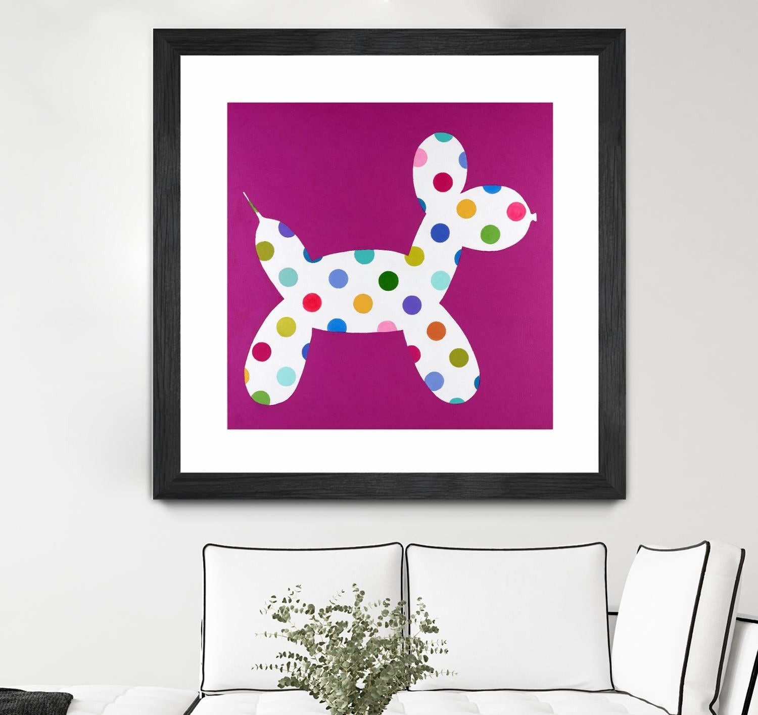 DOTTIE by Marvin on GIANT ART - blue abstract