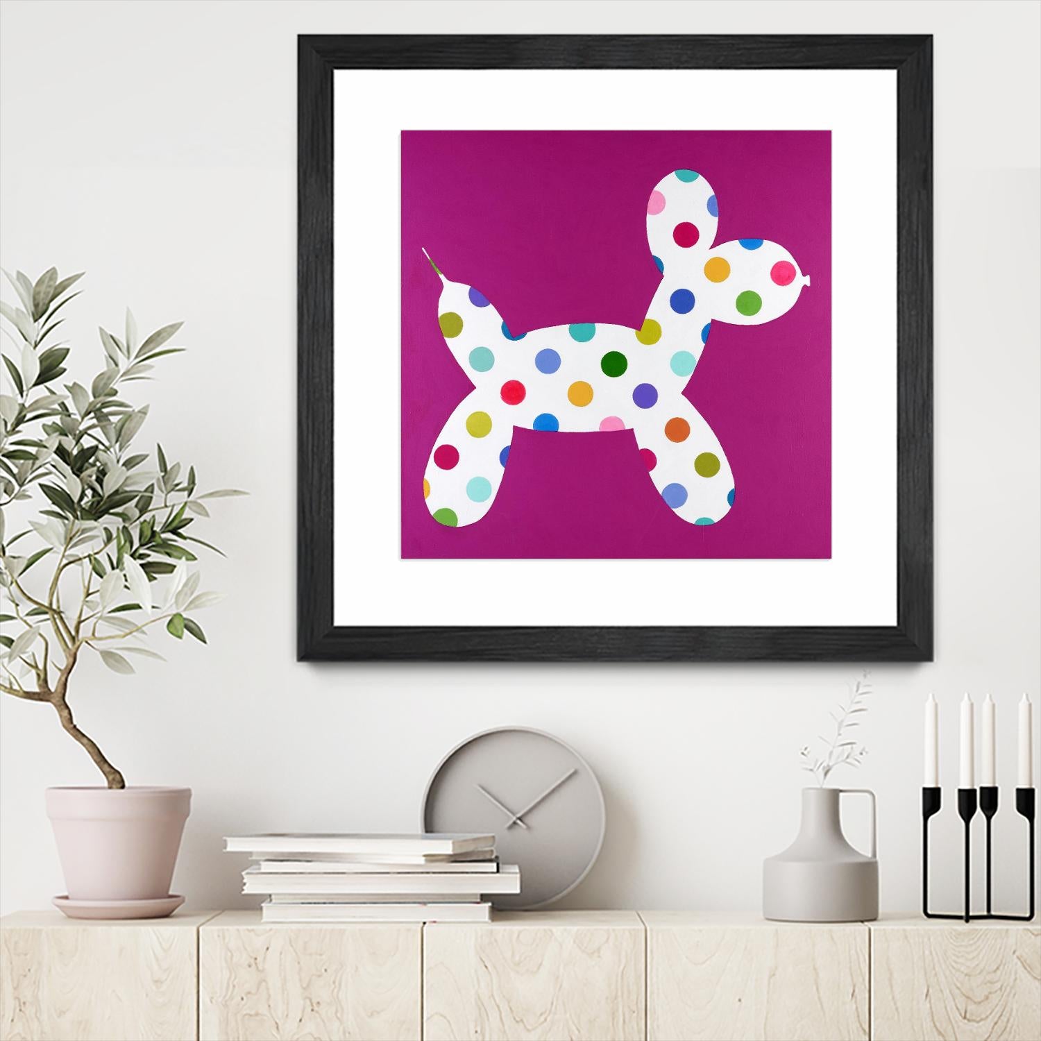 DOTTIE by Marvin on GIANT ART - blue abstract
