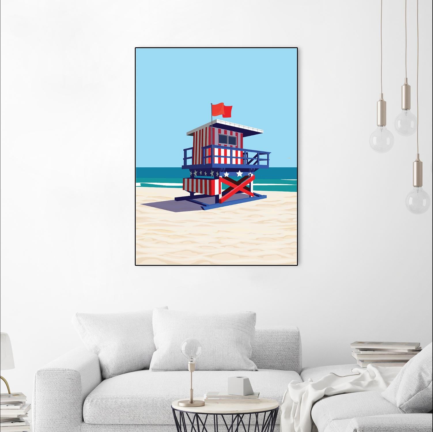 Americana Villa by ARTIC FRAME STUDIO on GIANT ART - abstract