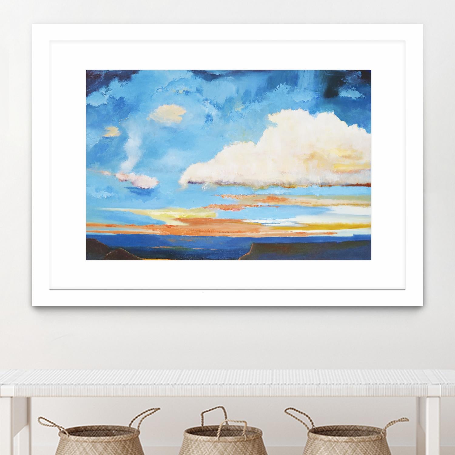 Tranquility by Judith D'Agostino on GIANT ART - white landscape