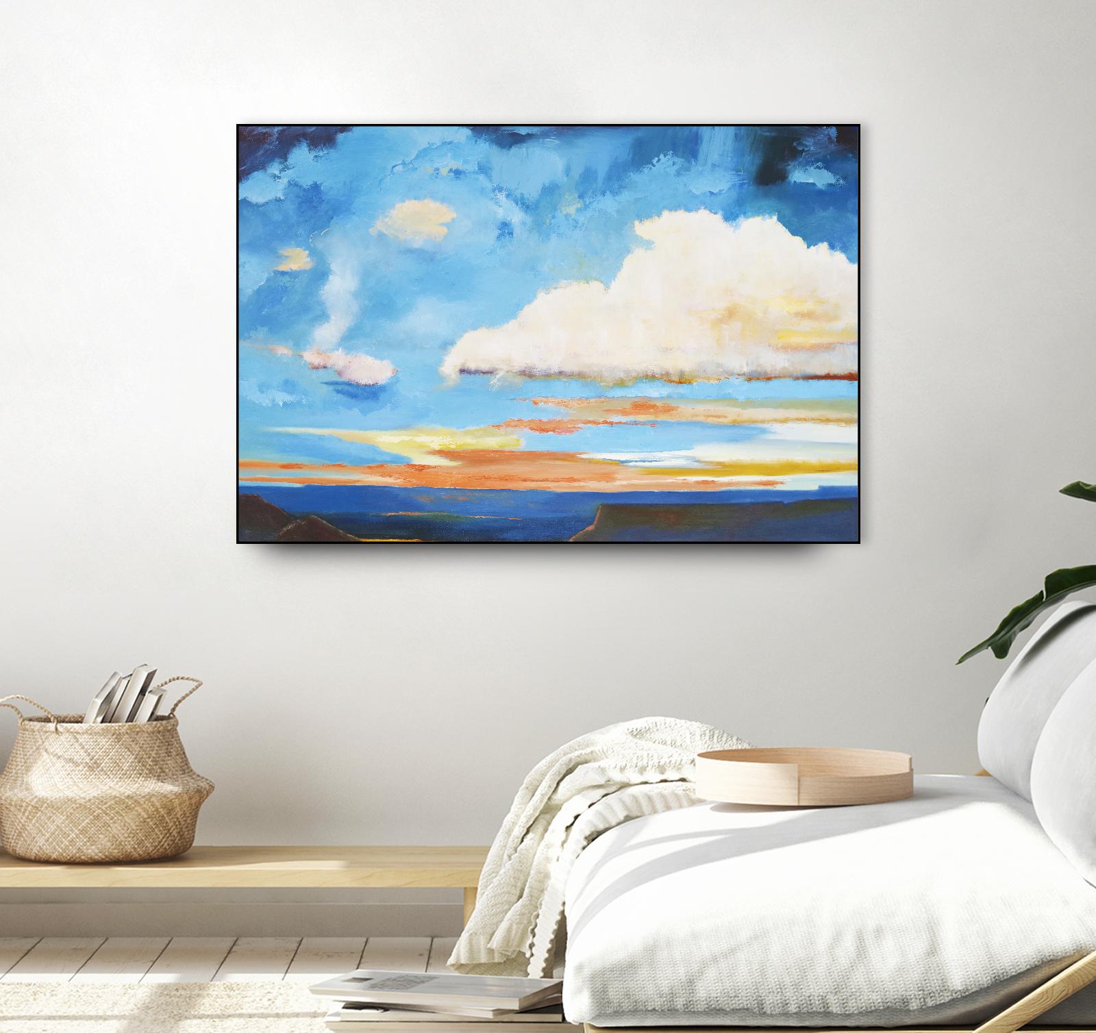 Tranquility by Judith D'Agostino on GIANT ART - white landscape