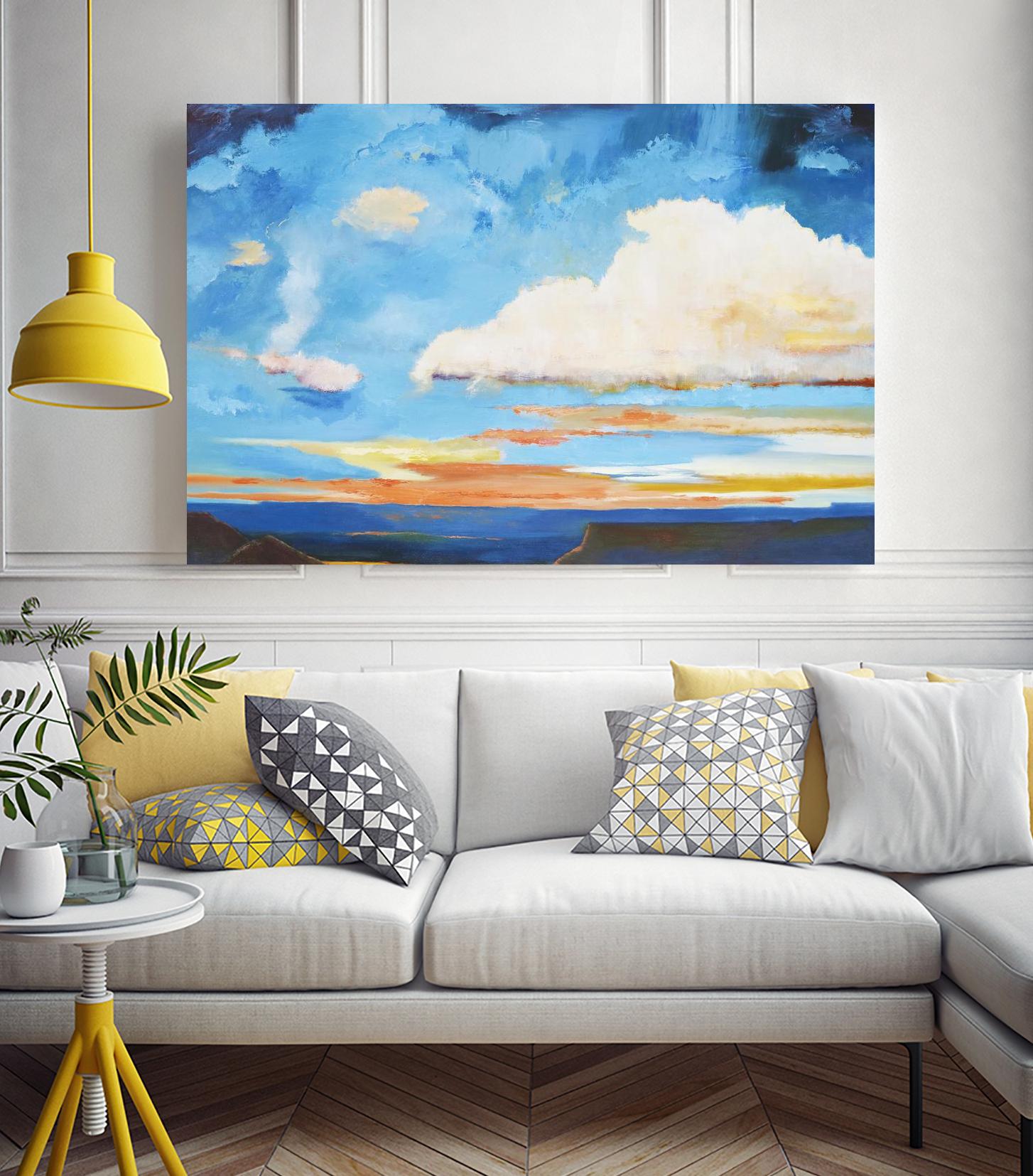 Tranquility by Judith D'Agostino on GIANT ART - white landscape