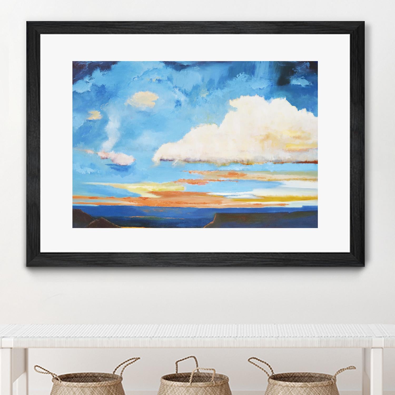 Tranquility by Judith D'Agostino on GIANT ART - white landscape