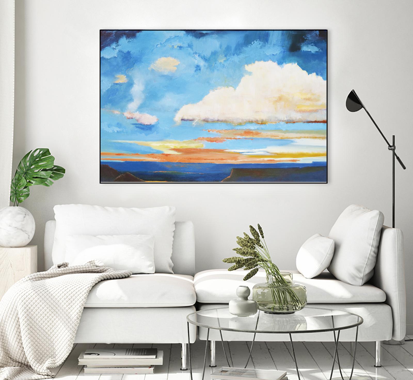 Tranquility by Judith D'Agostino on GIANT ART - white landscape