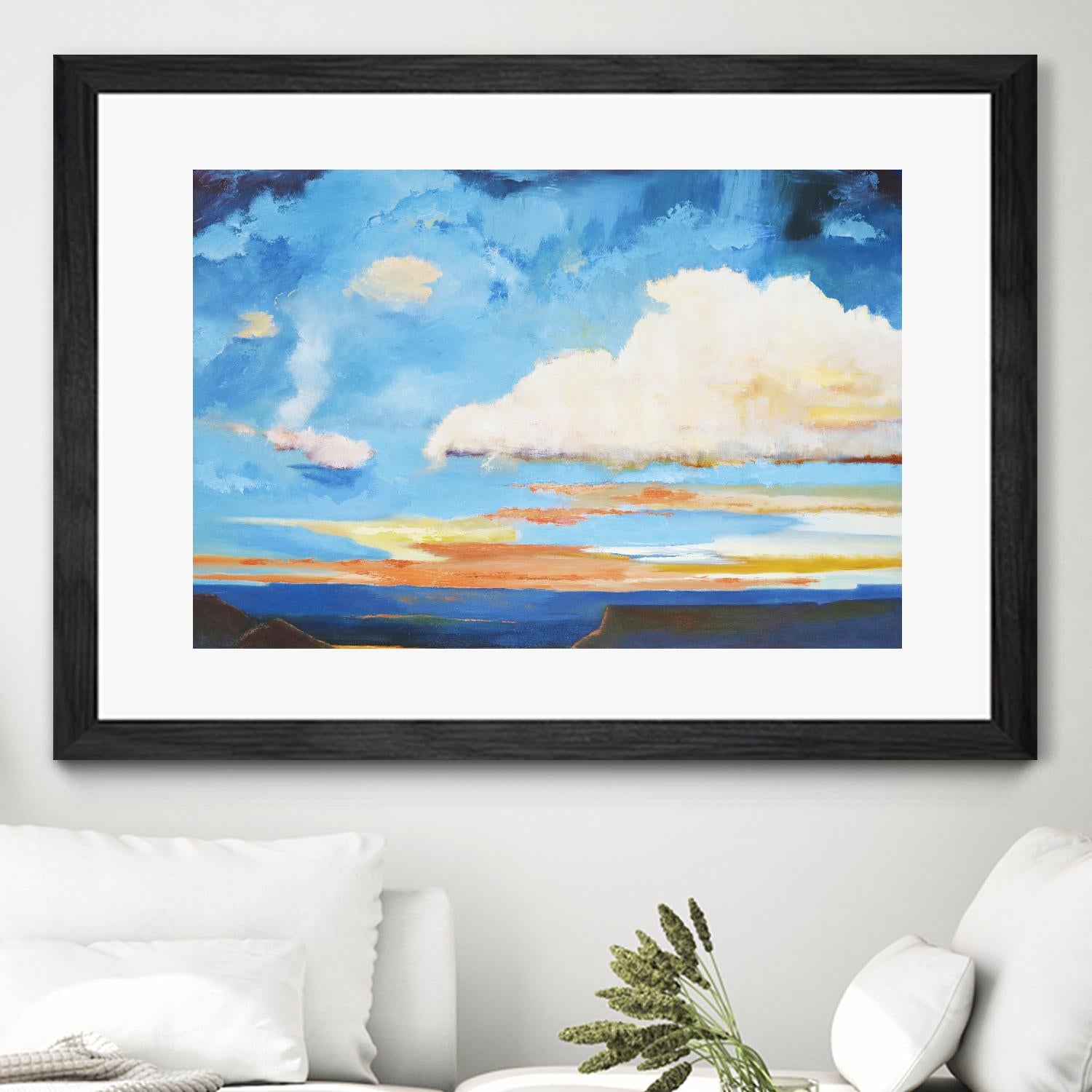 Tranquility by Judith D'Agostino on GIANT ART - white landscape