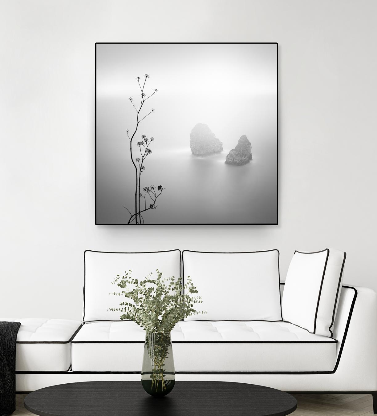 Misty Rocks by Alexandre Manuel on GIANT ART - grey landscape