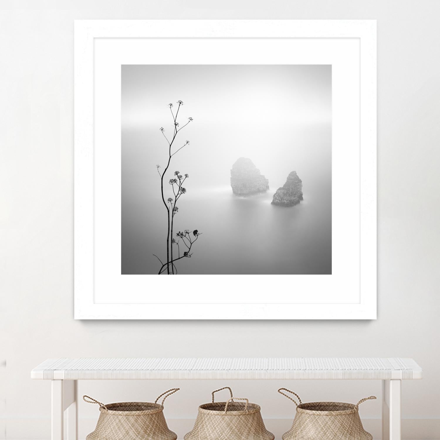 Misty Rocks by Alexandre Manuel on GIANT ART - grey landscape