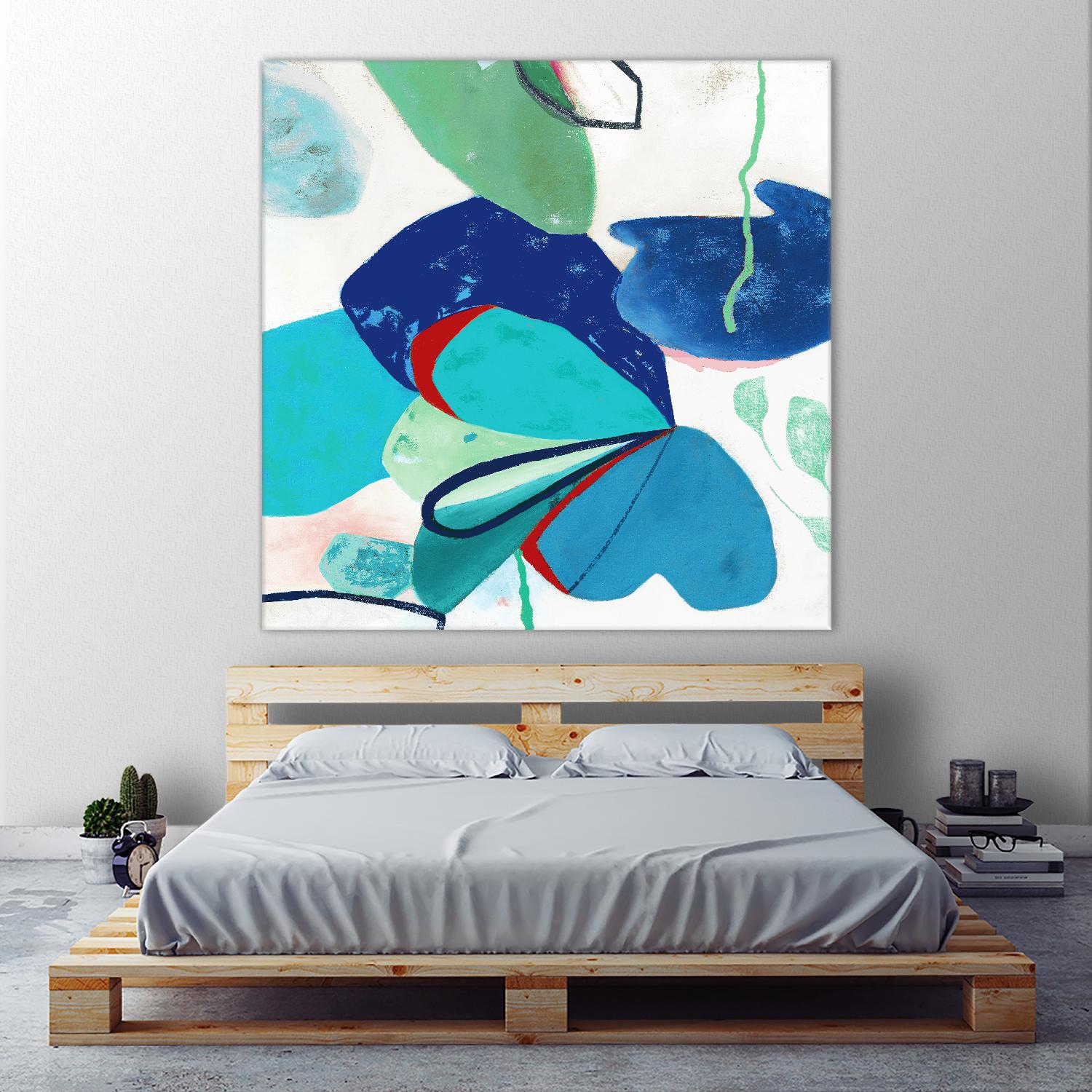 Aquatic Atmosphere II by Diana Rosa on GIANT ART - white abstract