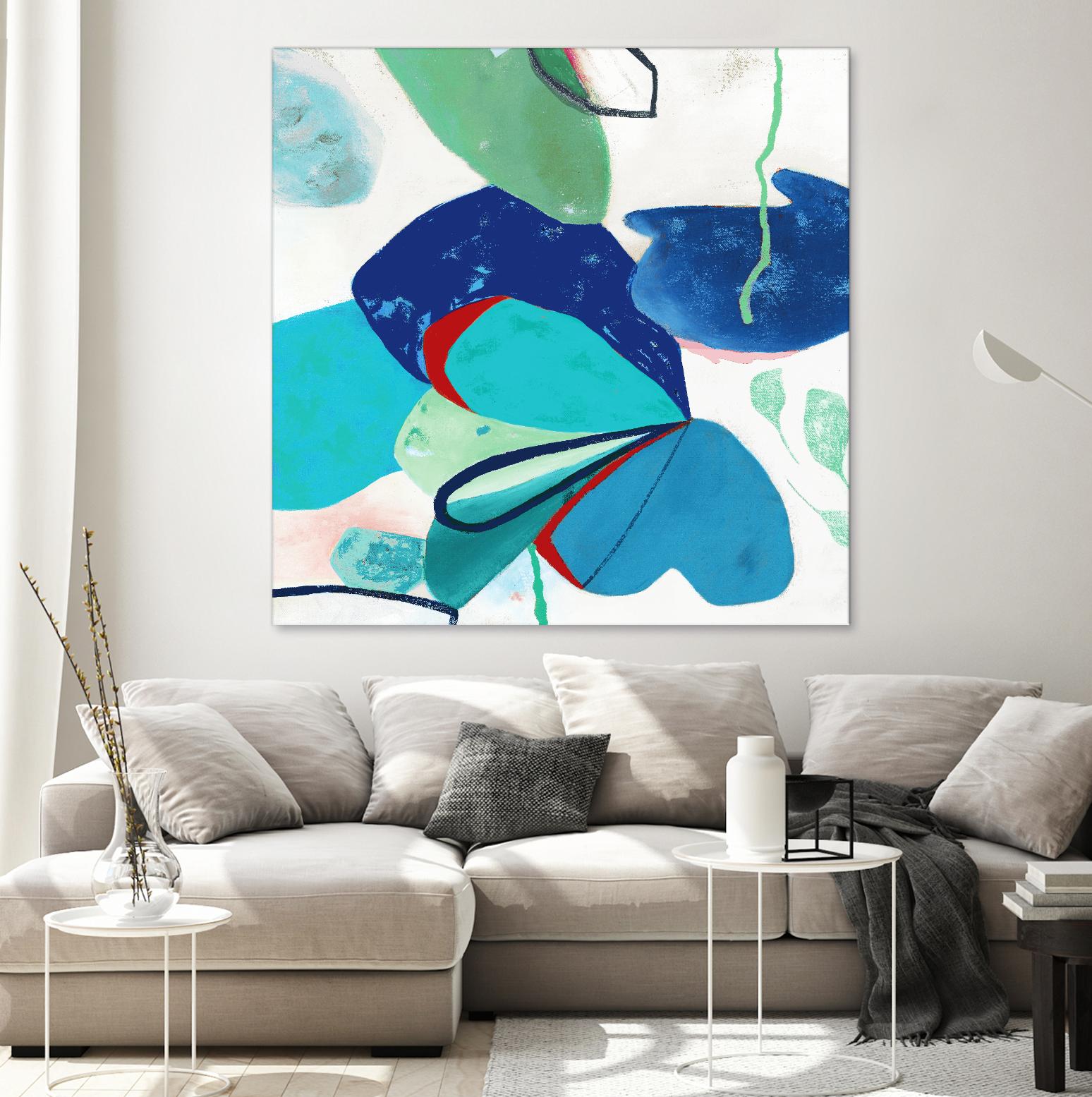 Aquatic Atmosphere II by Diana Rosa on GIANT ART - white abstract