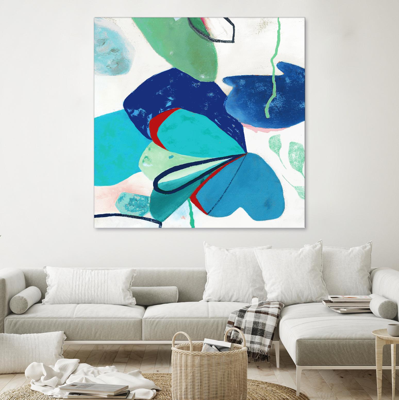 Aquatic Atmosphere II by Diana Rosa on GIANT ART - white abstract