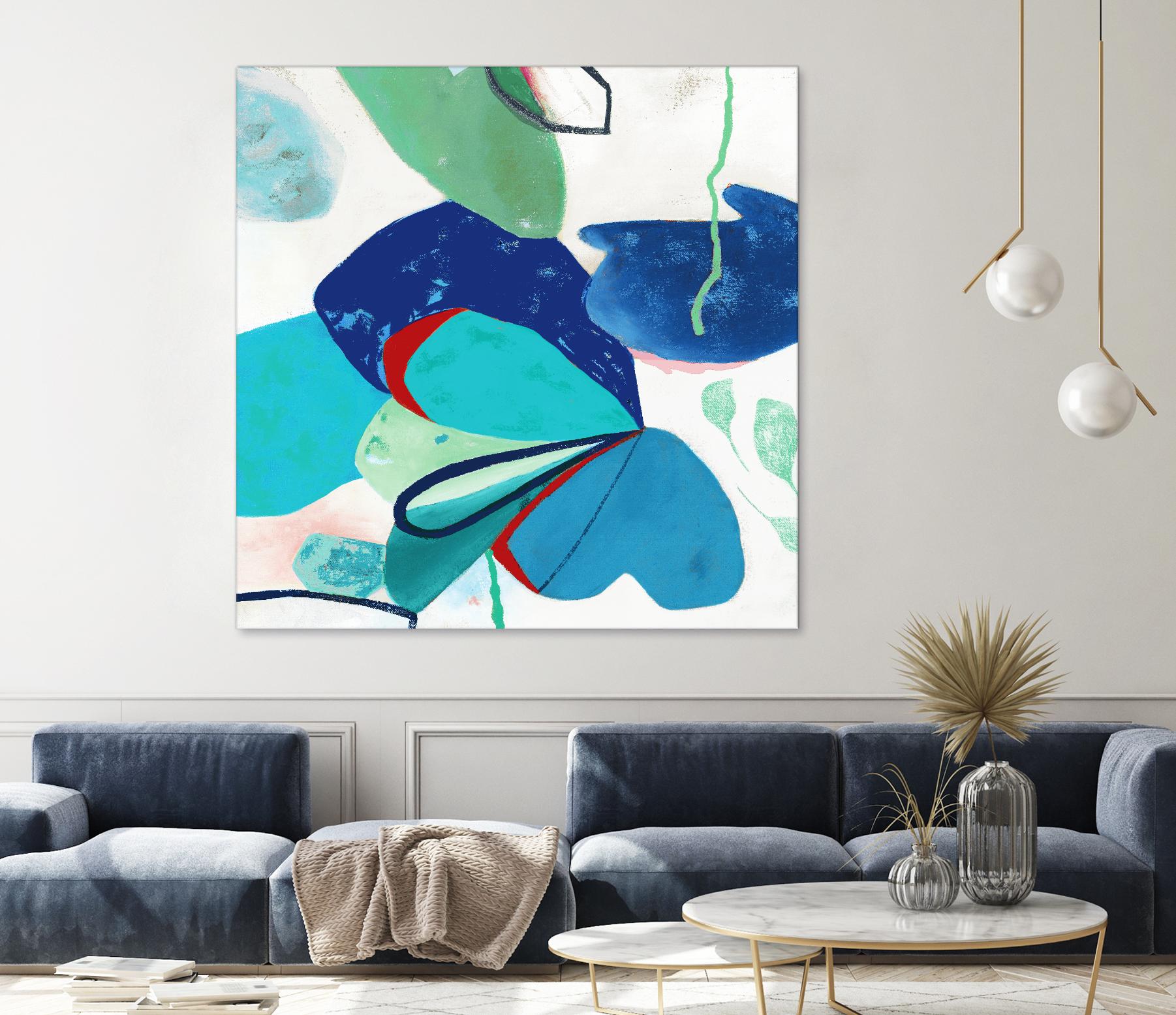 Aquatic Atmosphere II by Diana Rosa on GIANT ART - white abstract