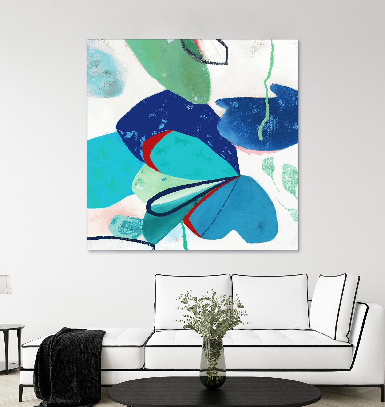 Aquatic Atmosphere II by Diana Rosa on GIANT ART - white abstract