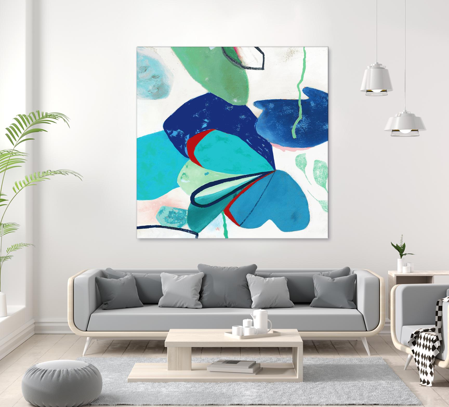 Aquatic Atmosphere II by Diana Rosa on GIANT ART - white abstract