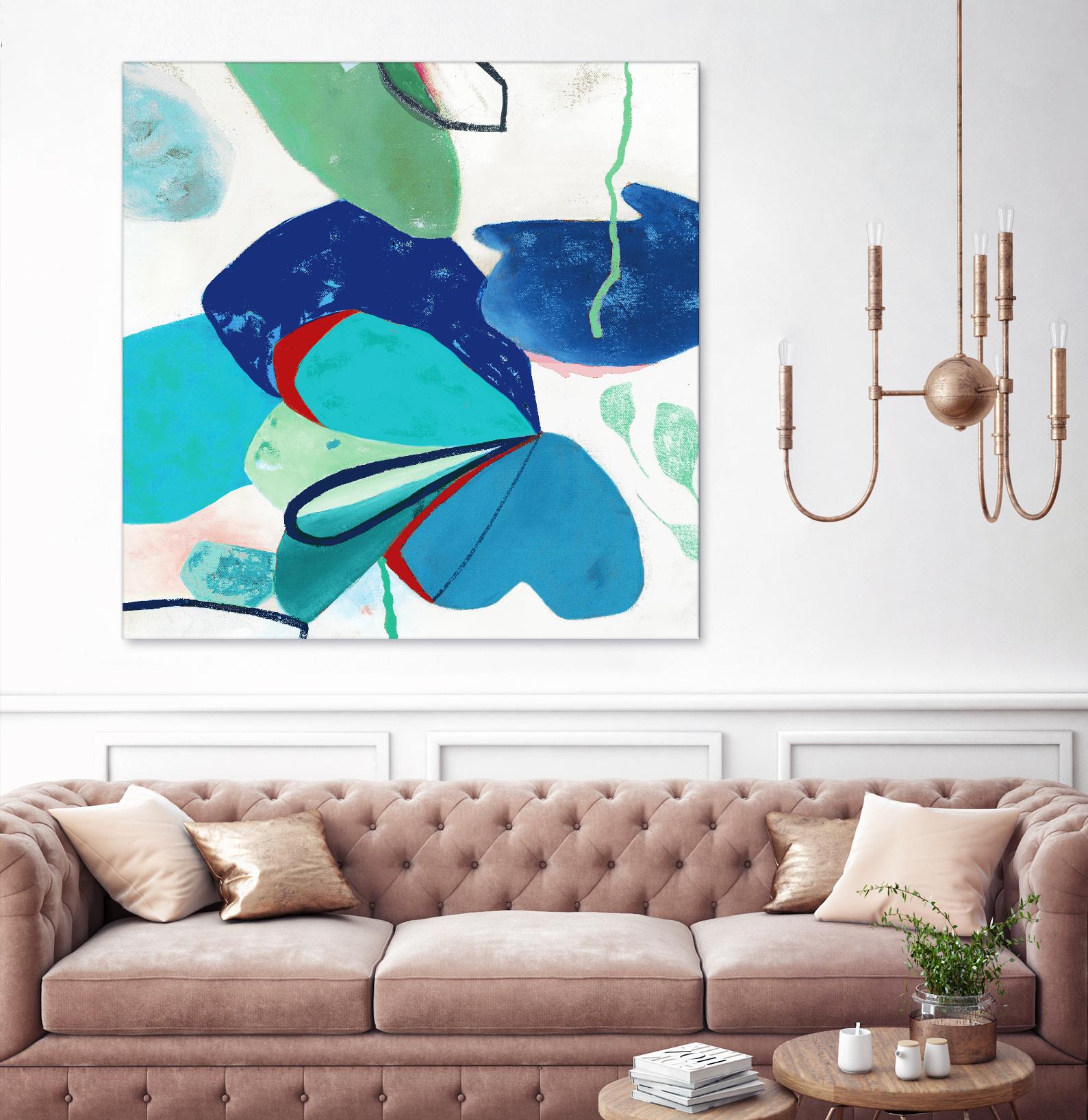 Aquatic Atmosphere II by Diana Rosa on GIANT ART - white abstract
