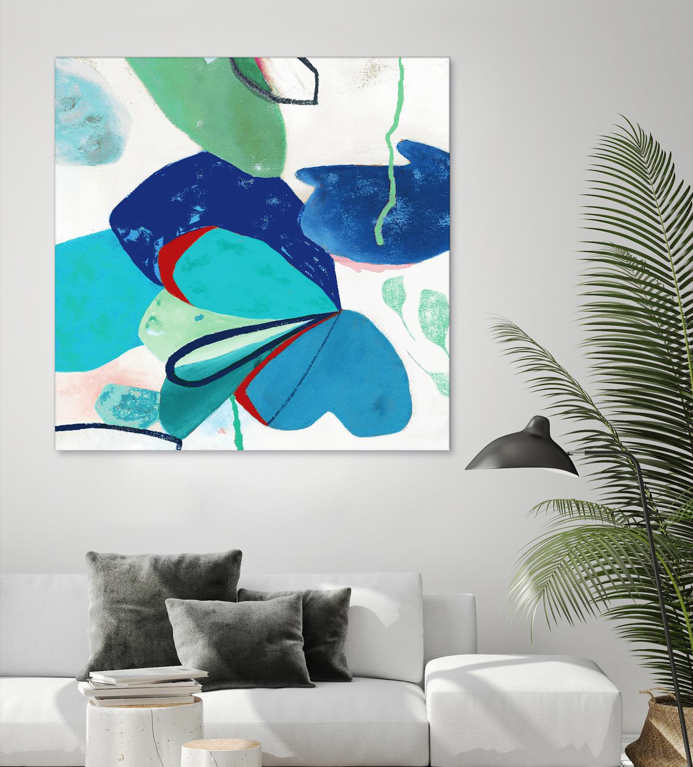 Aquatic Atmosphere II by Diana Rosa on GIANT ART - white abstract