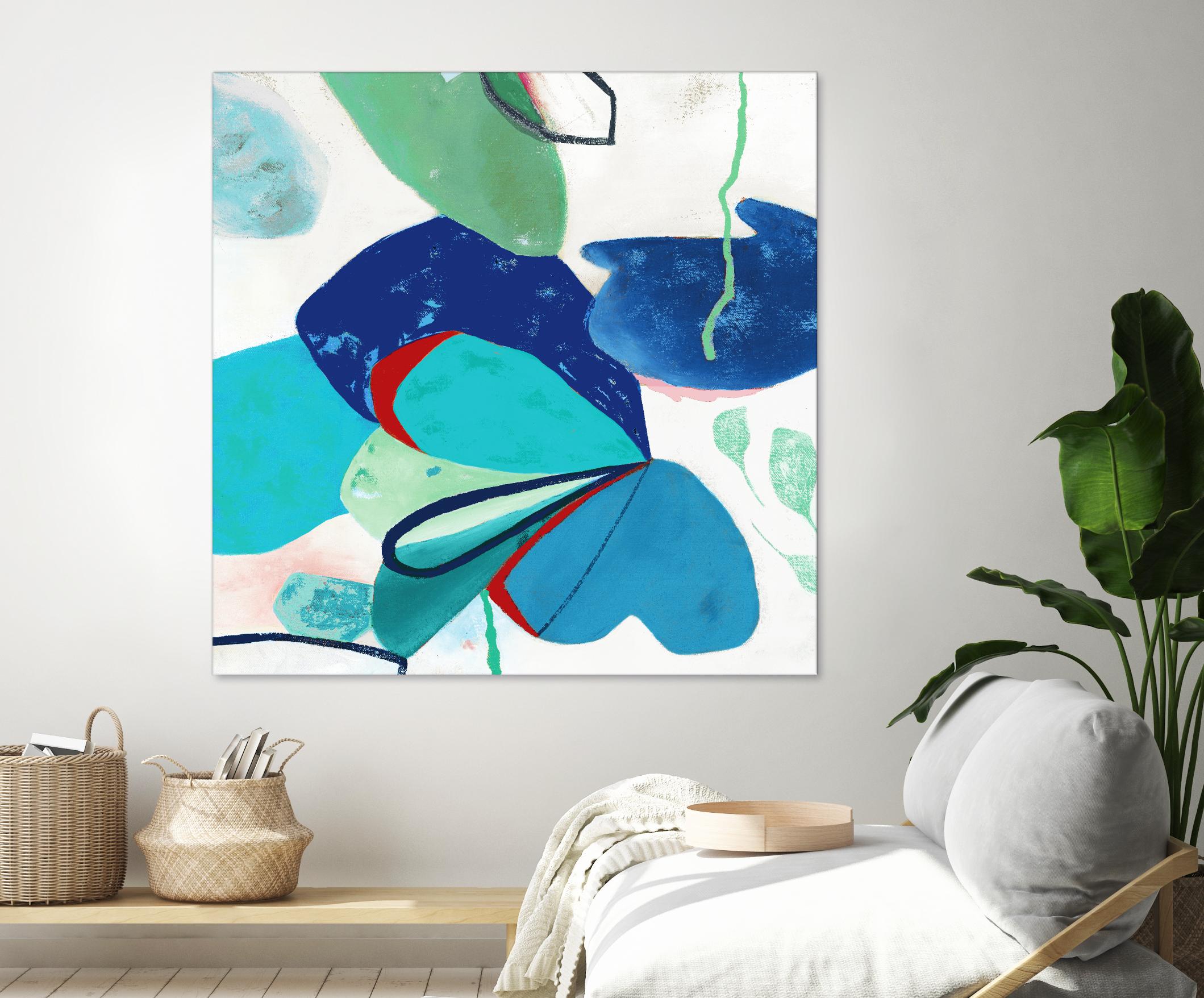 Aquatic Atmosphere II by Diana Rosa on GIANT ART - white abstract