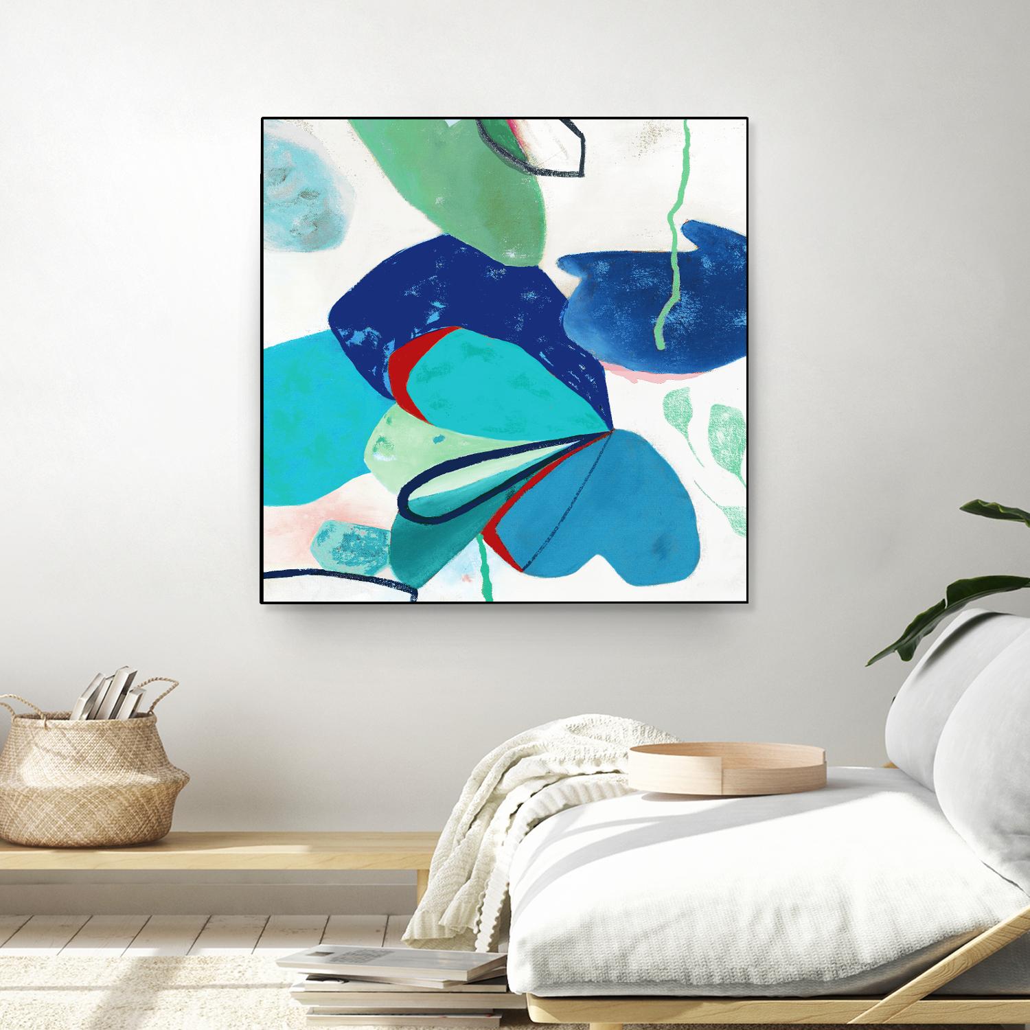 Aquatic Atmosphere II by Diana Rosa on GIANT ART - white abstract