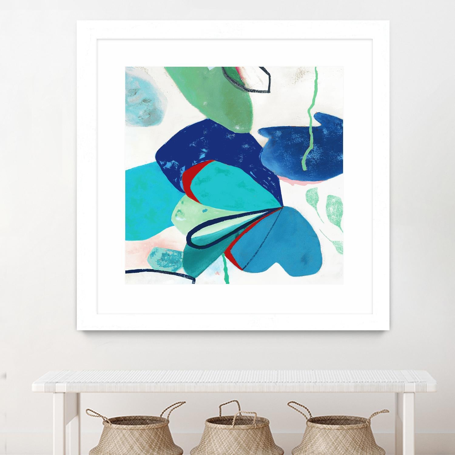 Aquatic Atmosphere II by Diana Rosa on GIANT ART - white abstract