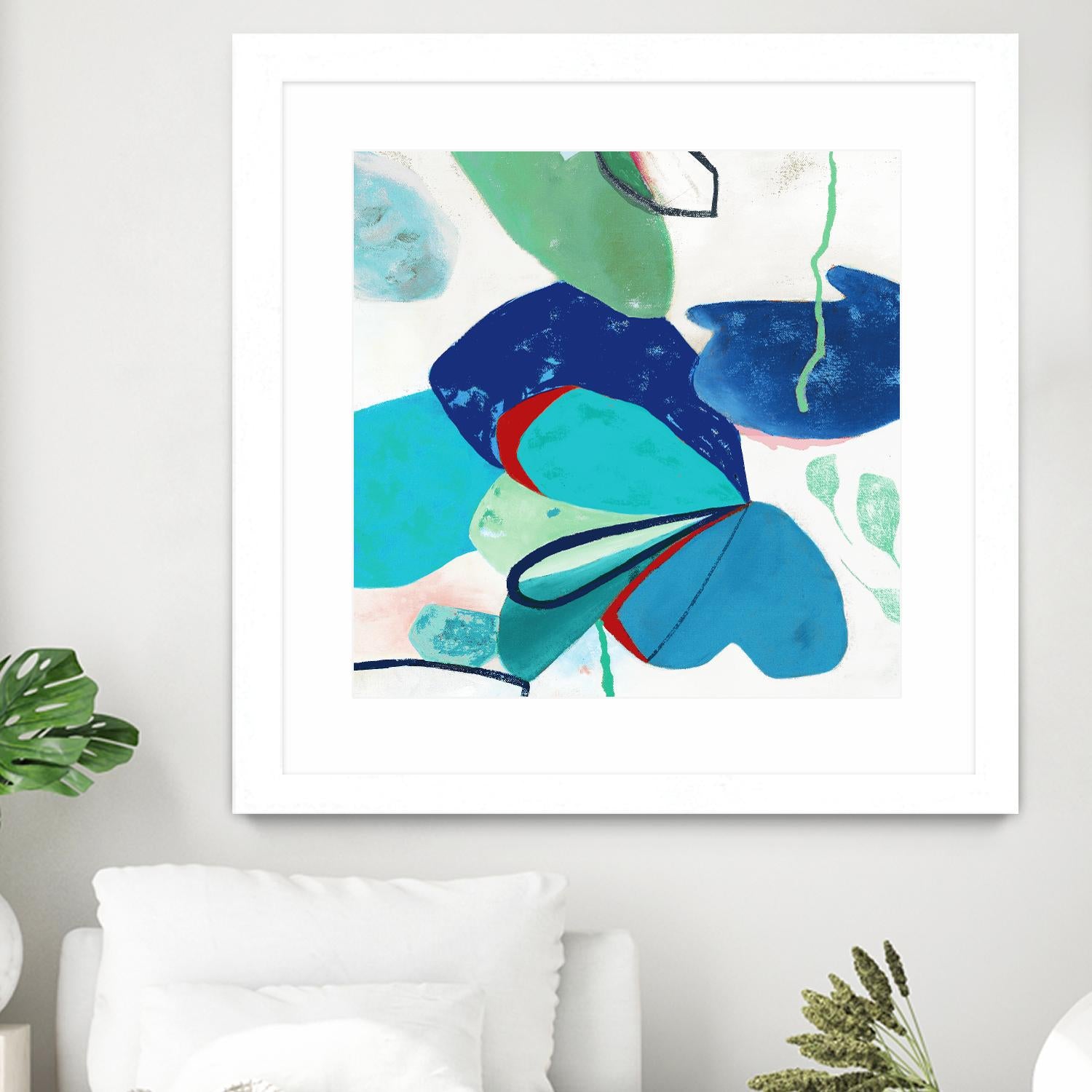 Aquatic Atmosphere II by Diana Rosa on GIANT ART - white abstract