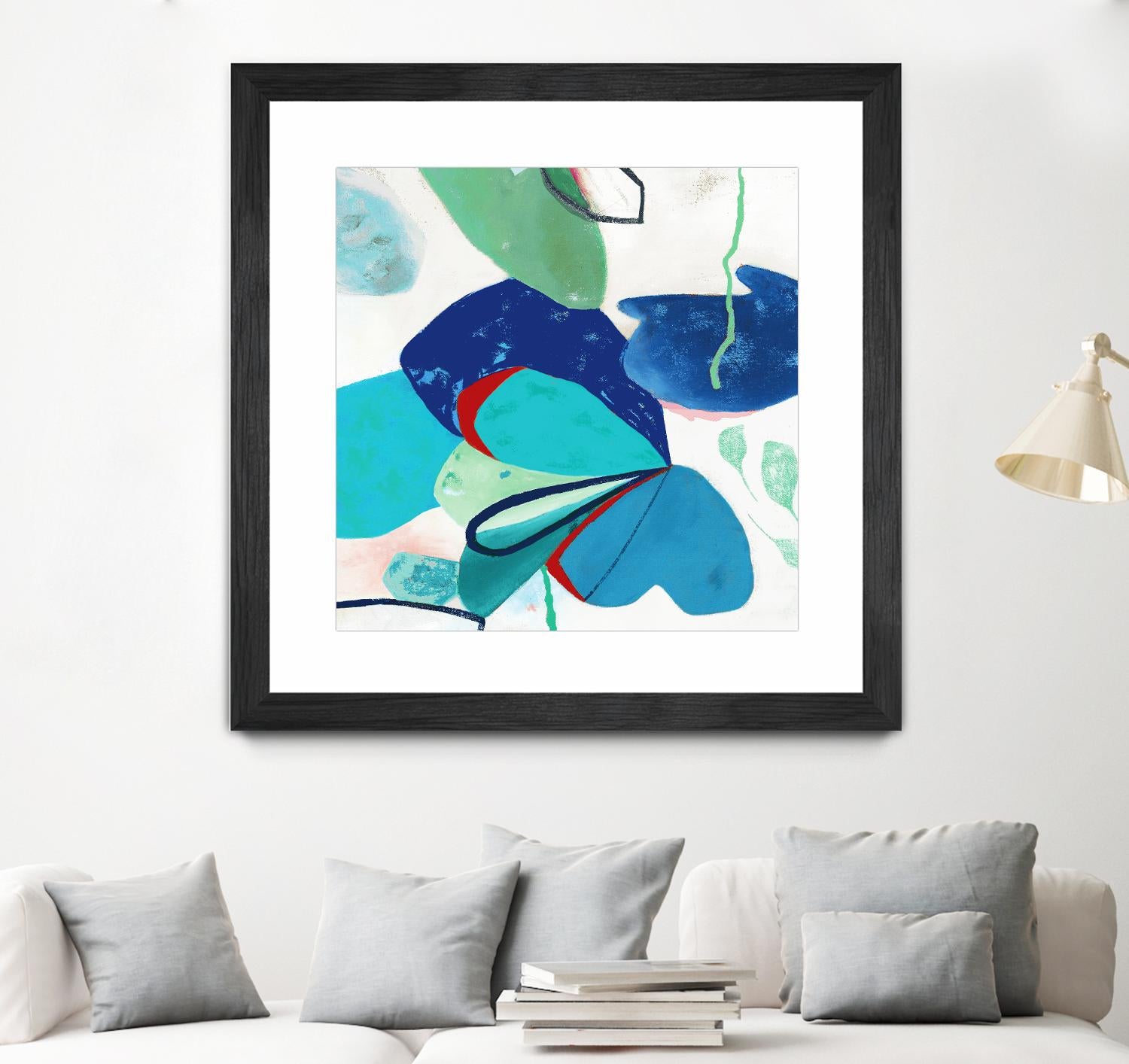 Aquatic Atmosphere II by Diana Rosa on GIANT ART - white abstract