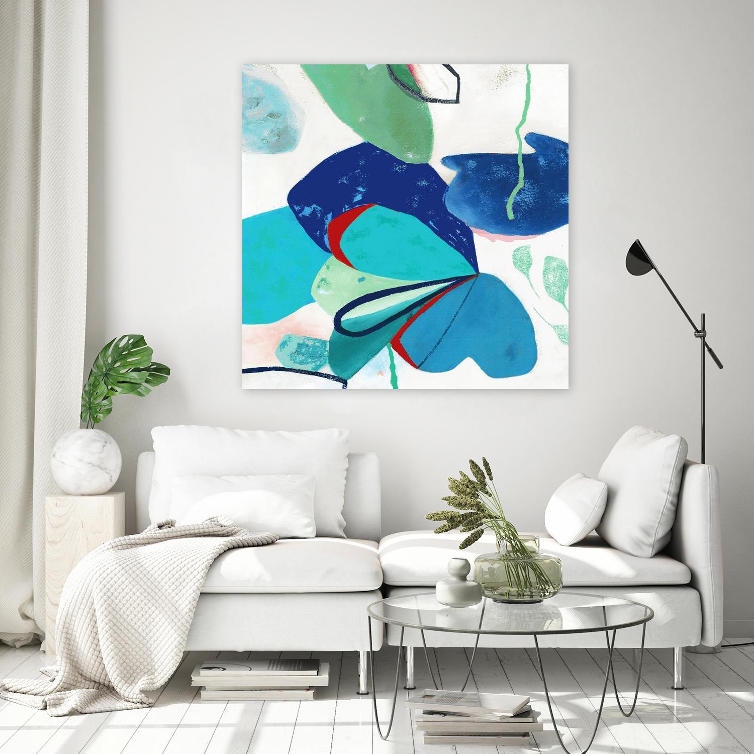 Aquatic Atmosphere II by Diana Rosa on GIANT ART - white abstract