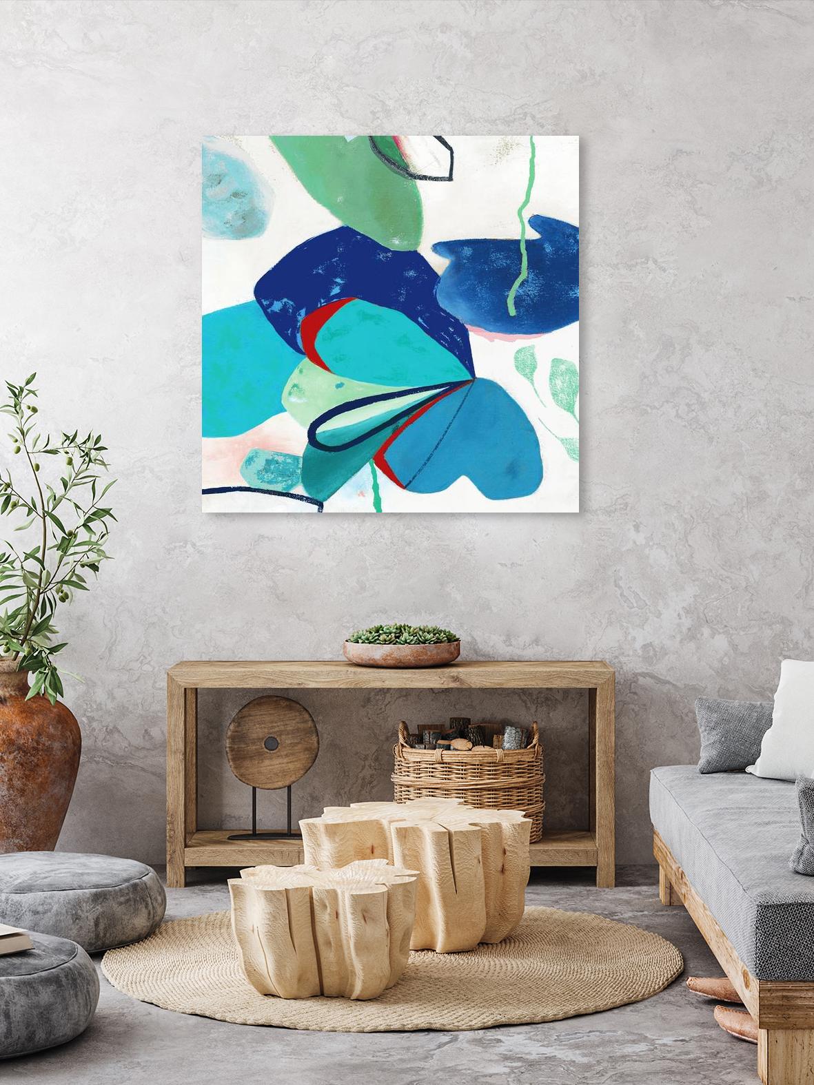 Aquatic Atmosphere II by Diana Rosa on GIANT ART - white abstract