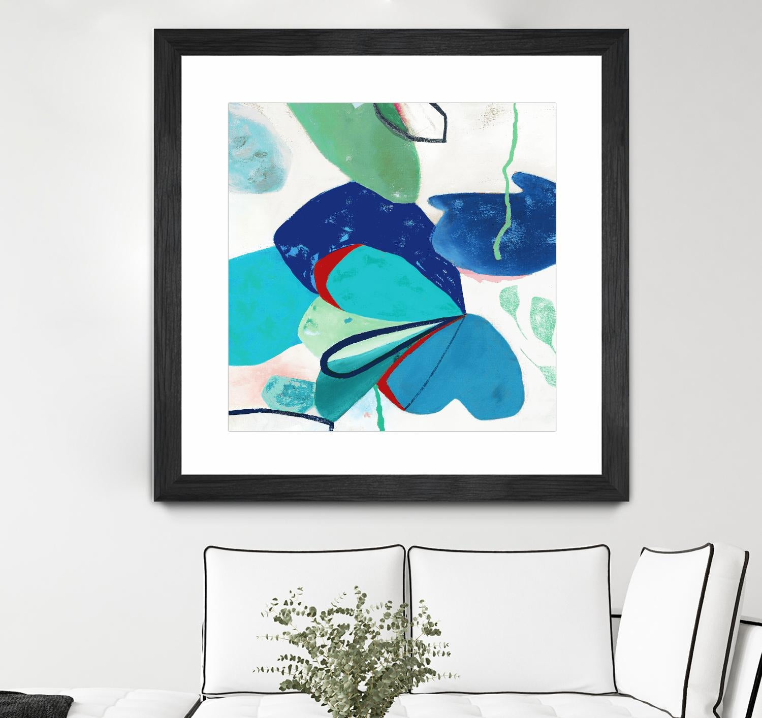 Aquatic Atmosphere II by Diana Rosa on GIANT ART - white abstract