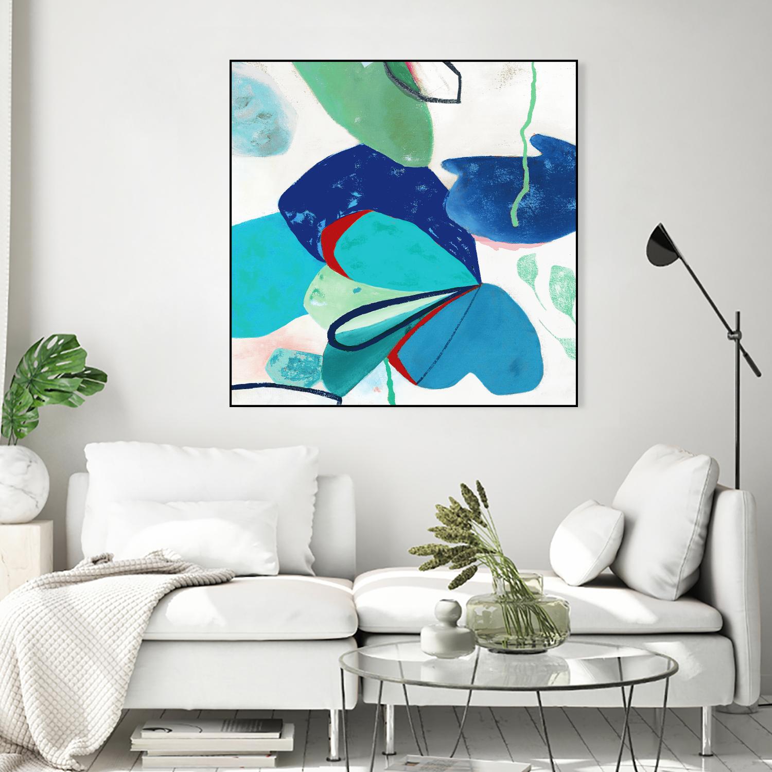 Aquatic Atmosphere II by Diana Rosa on GIANT ART - white abstract