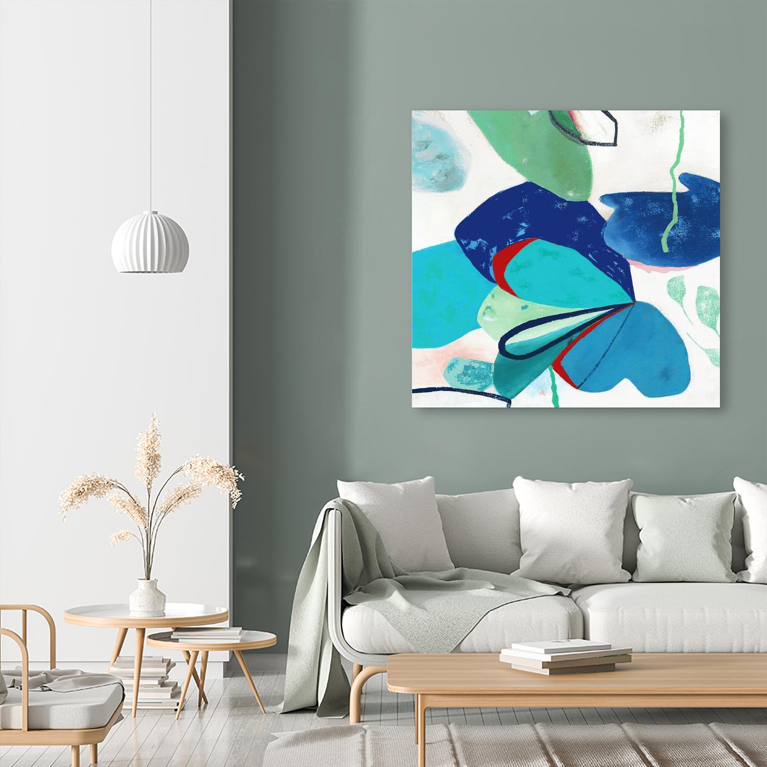 Aquatic Atmosphere II by Diana Rosa on GIANT ART - white abstract