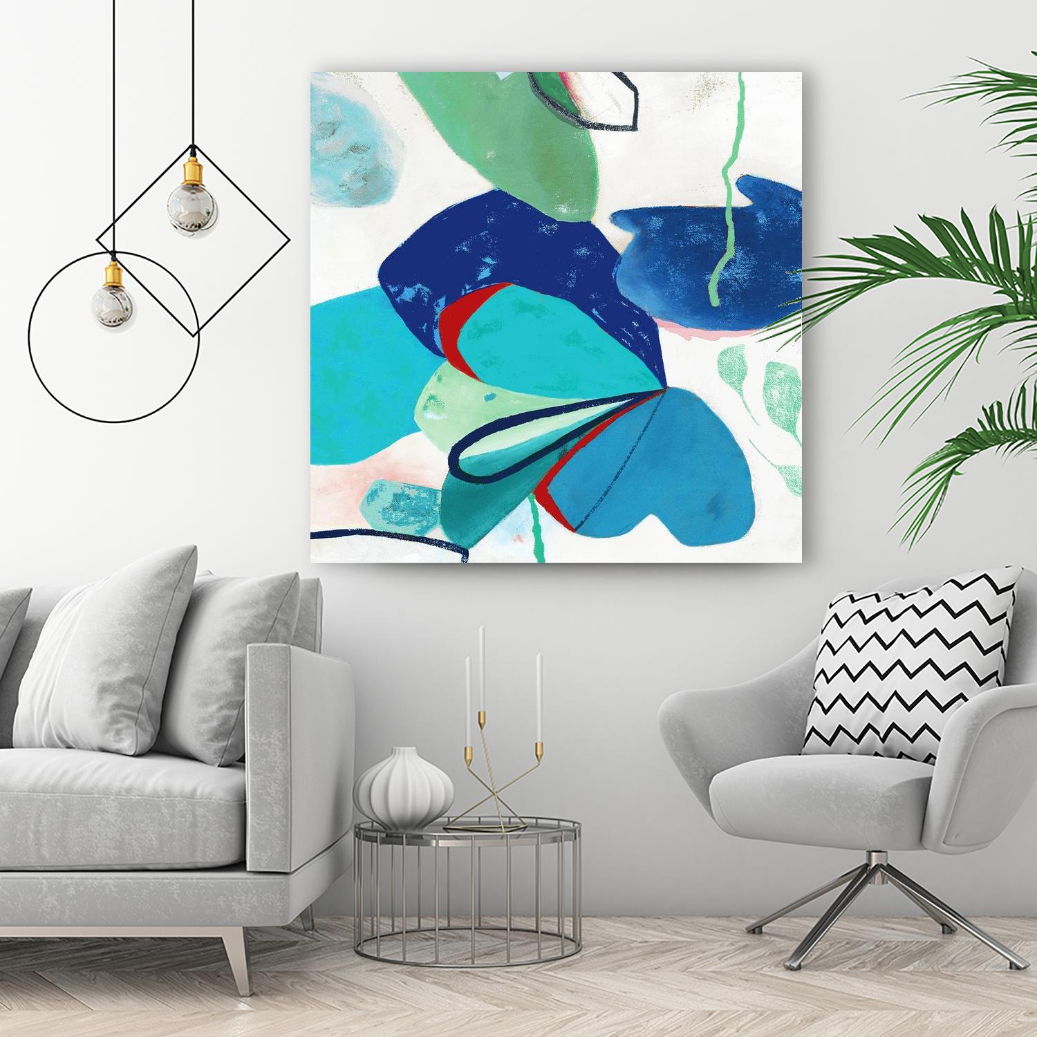 Aquatic Atmosphere II by Diana Rosa on GIANT ART - white abstract