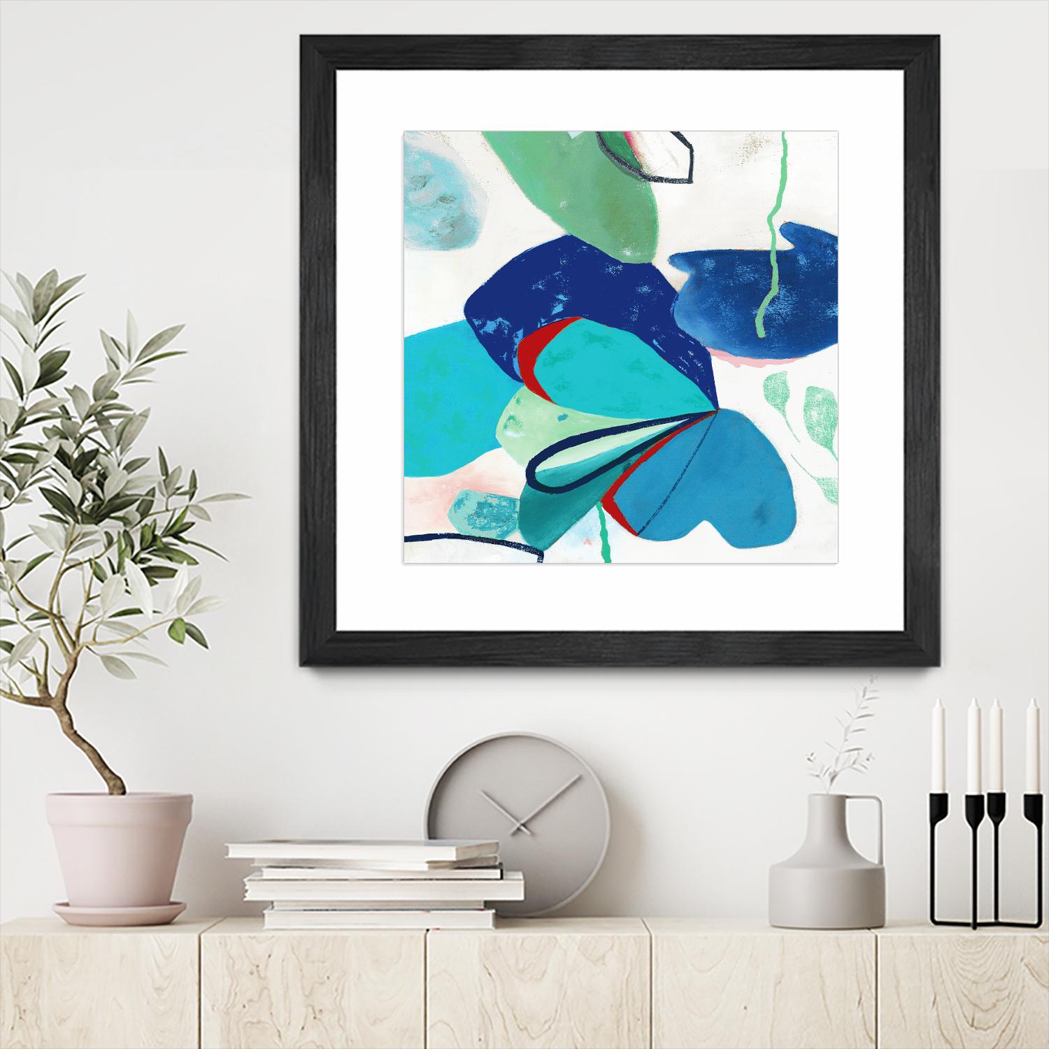 Aquatic Atmosphere II by Diana Rosa on GIANT ART - white abstract