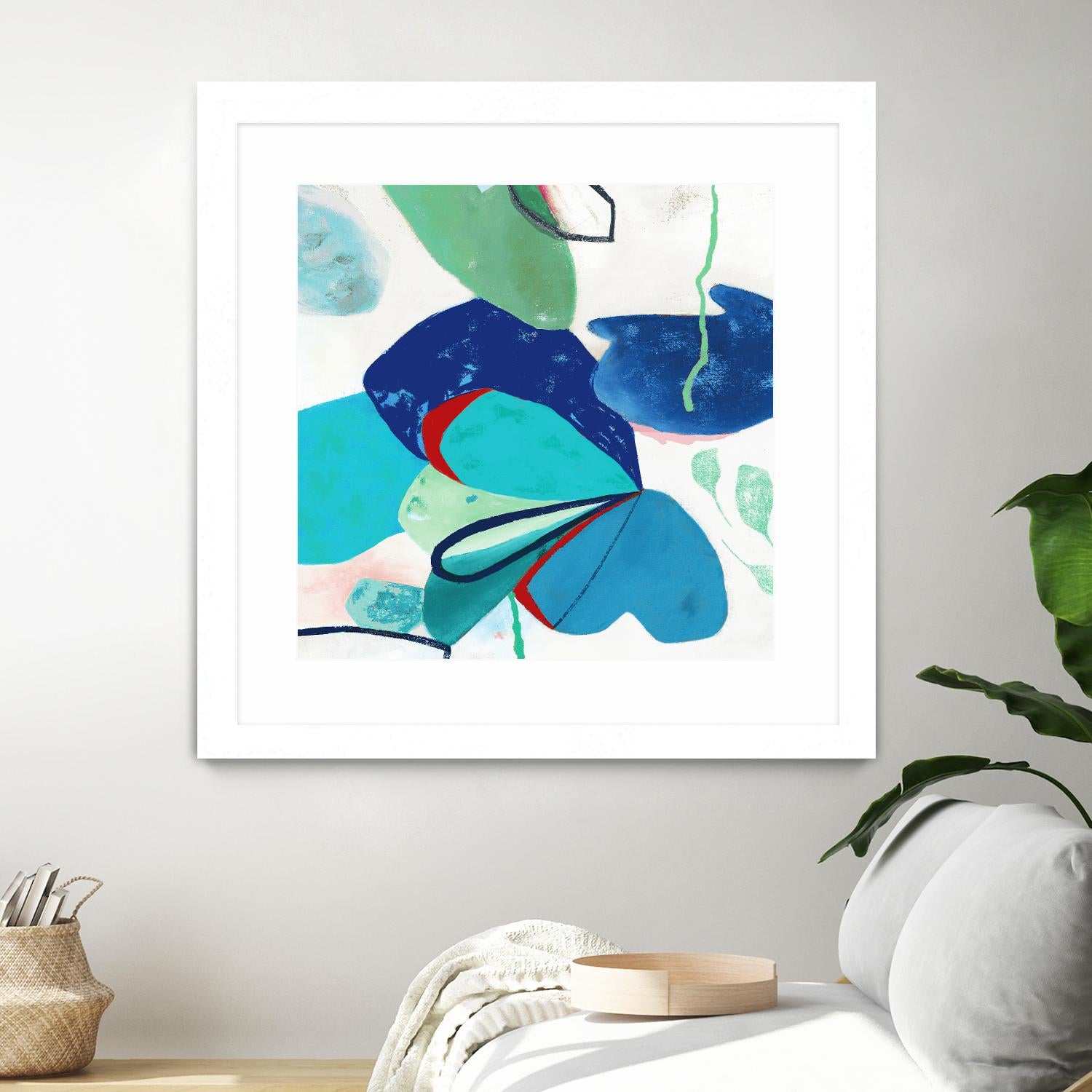 Aquatic Atmosphere II by Diana Rosa on GIANT ART - white abstract