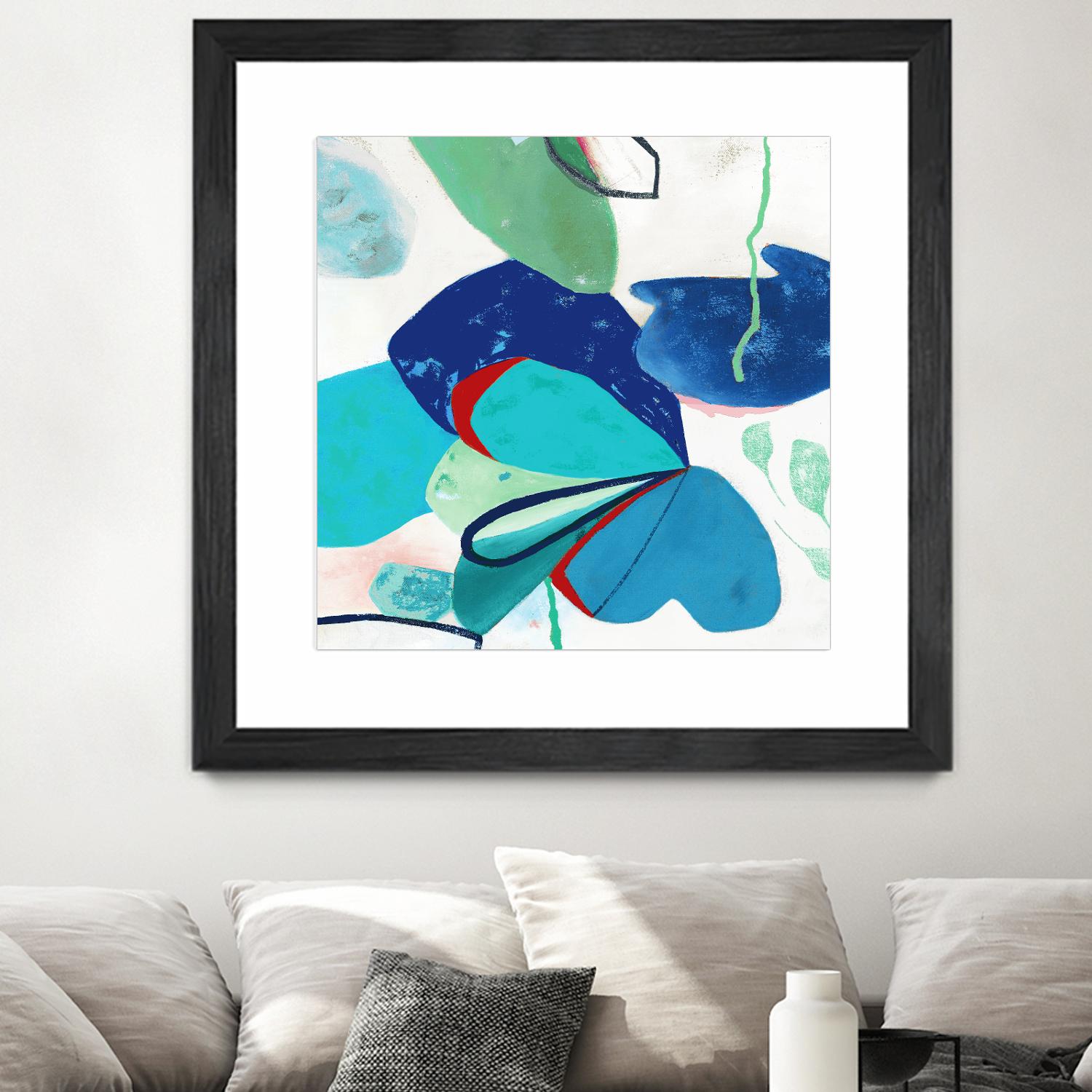 Aquatic Atmosphere II by Diana Rosa on GIANT ART - white abstract