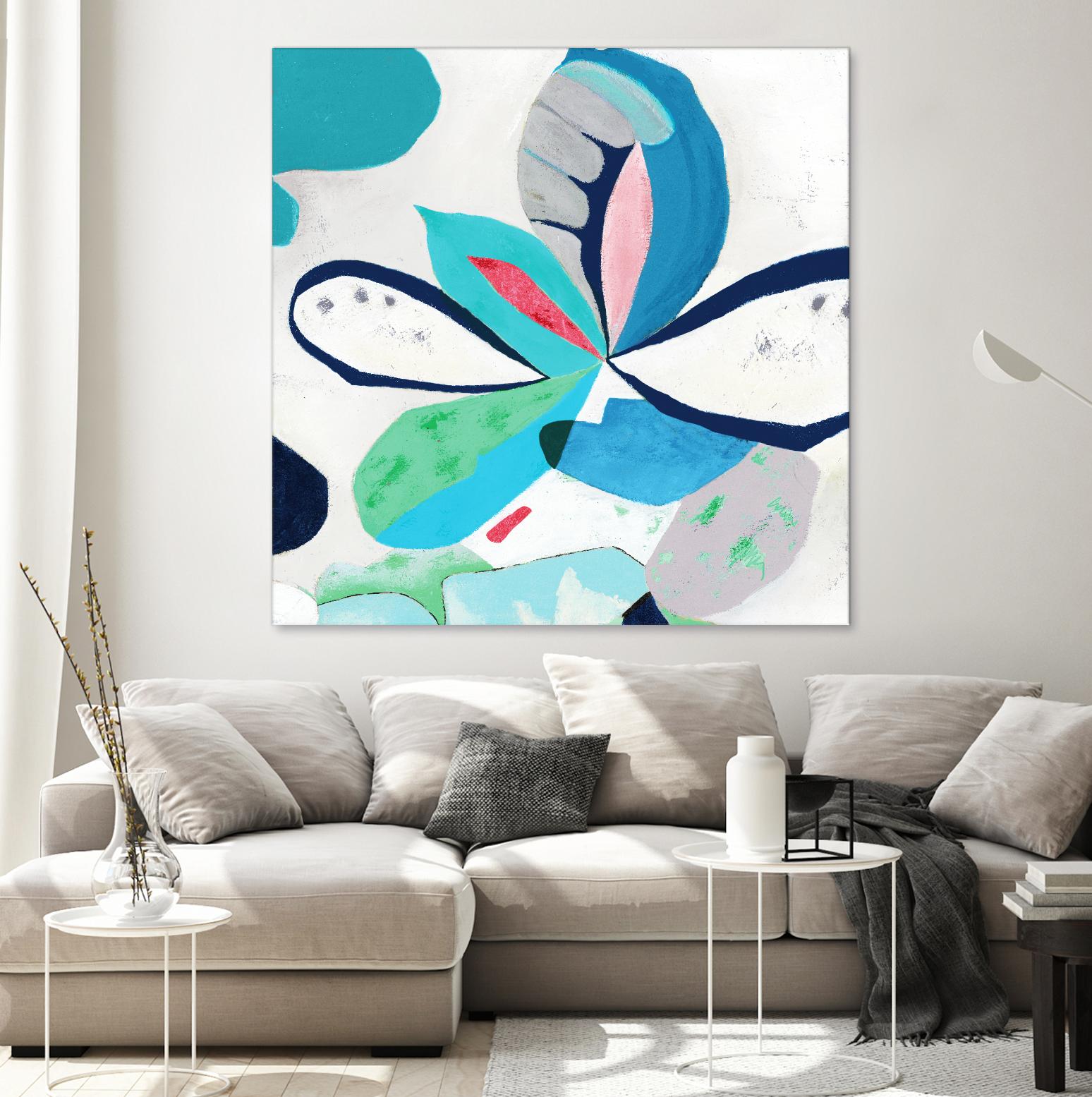 Ever Green by Diana Rosa on GIANT ART - white abstract