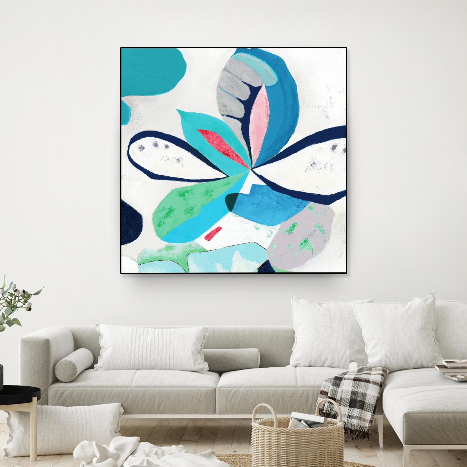 Ever Green by Diana Rosa on GIANT ART - white abstract