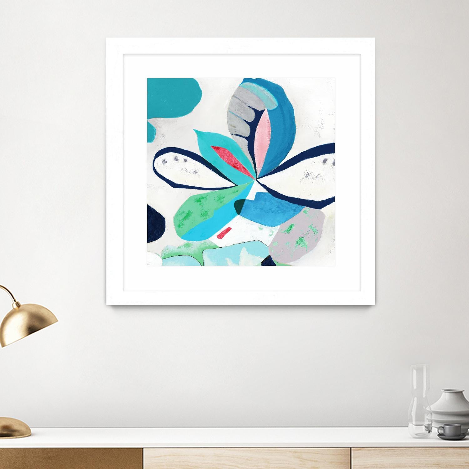 Ever Green by Diana Rosa on GIANT ART - white abstract