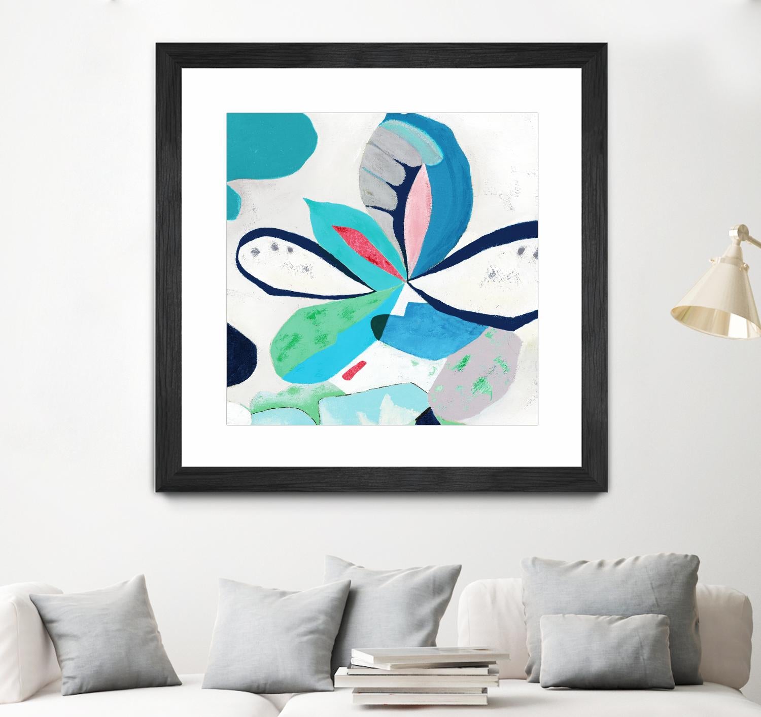 Ever Green by Diana Rosa on GIANT ART - white abstract