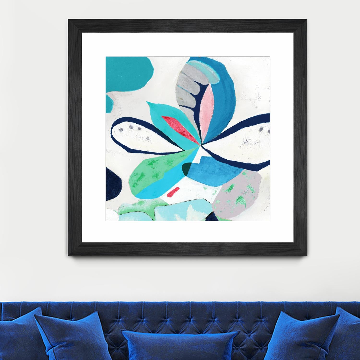 Ever Green by Diana Rosa on GIANT ART - white abstract