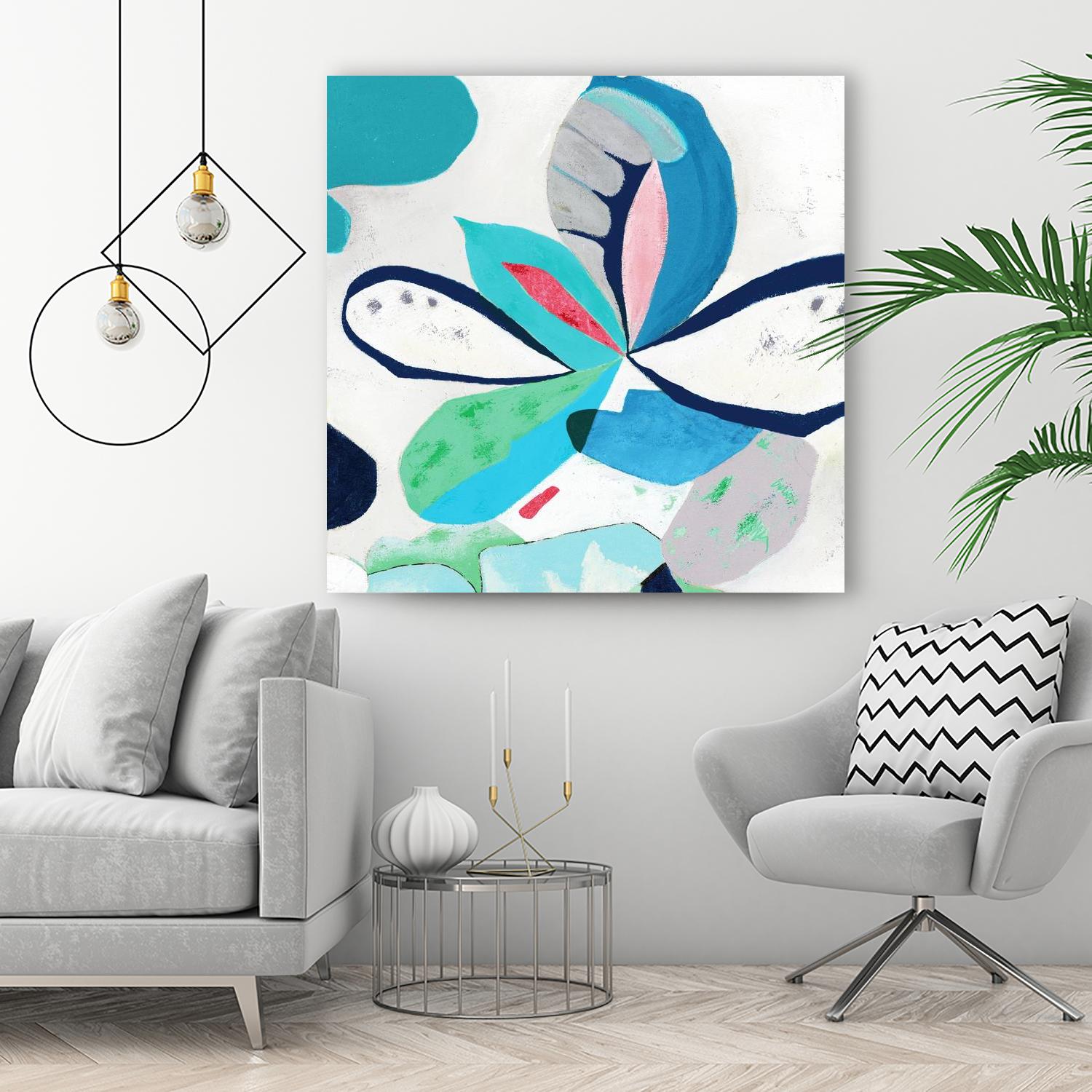 Ever Green by Diana Rosa on GIANT ART - white abstract