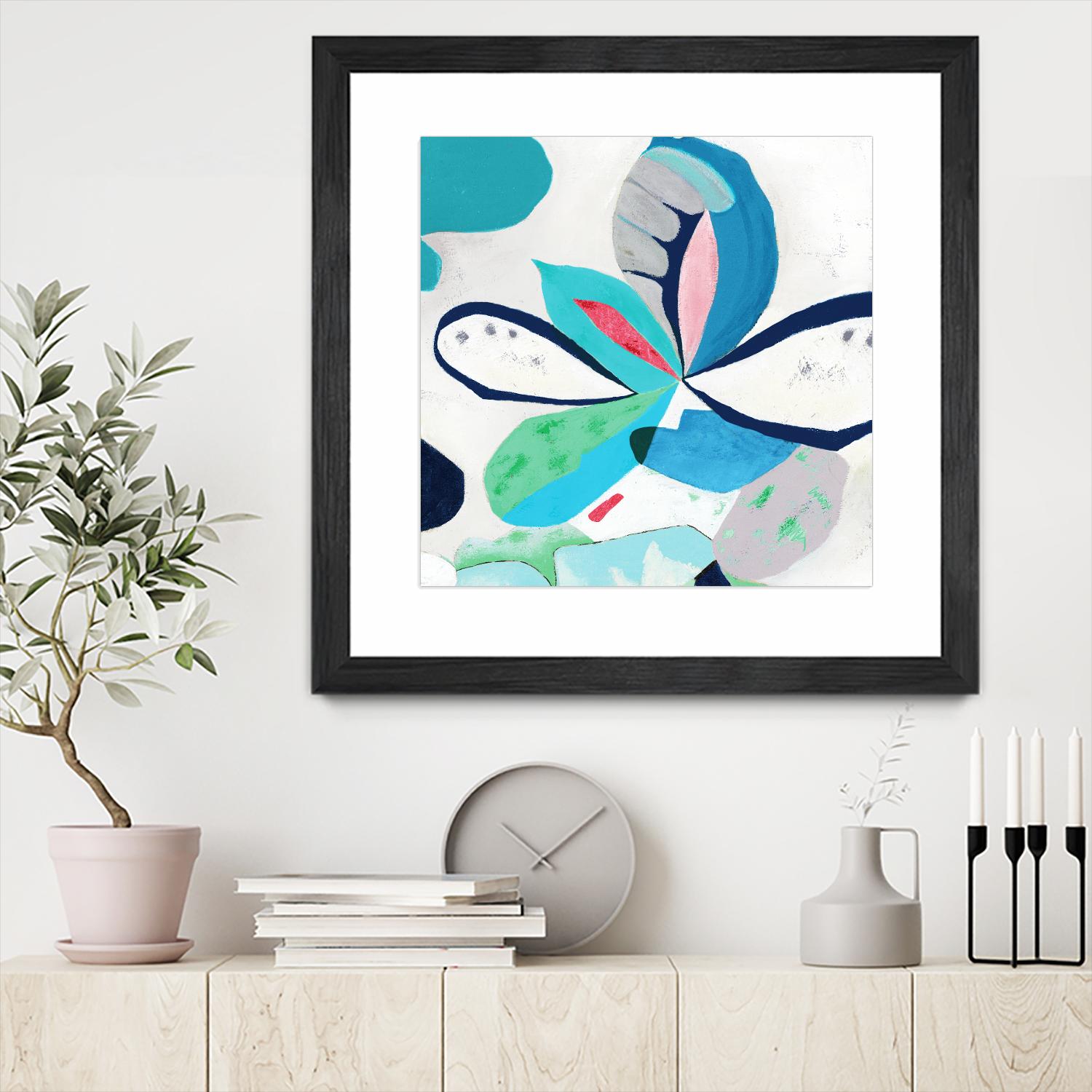 Ever Green by Diana Rosa on GIANT ART - white abstract