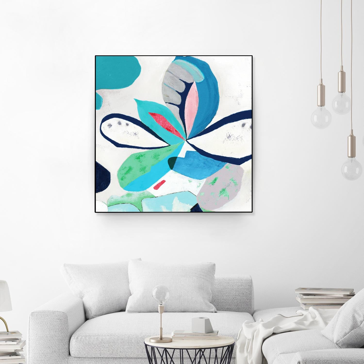 Ever Green by Diana Rosa on GIANT ART - white abstract