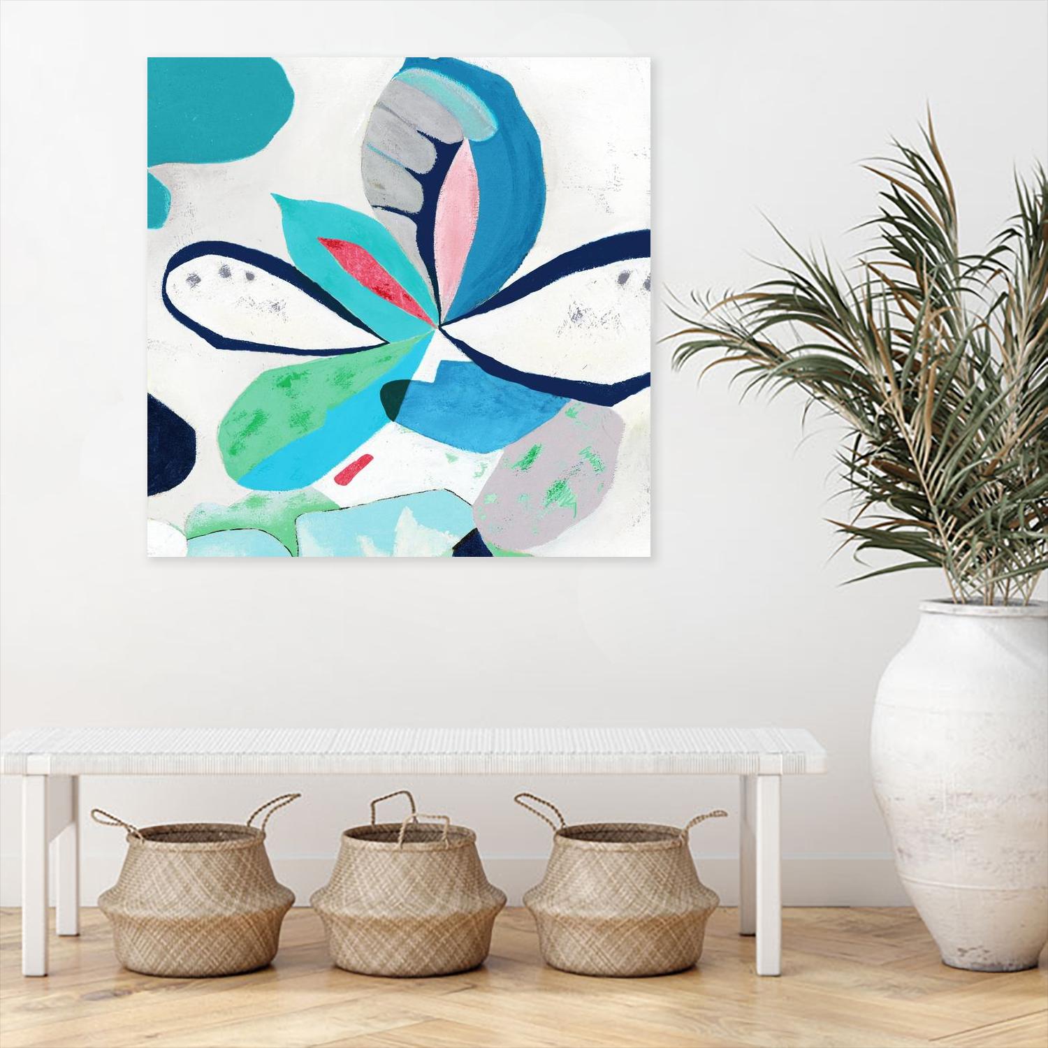 Ever Green by Diana Rosa on GIANT ART - white abstract