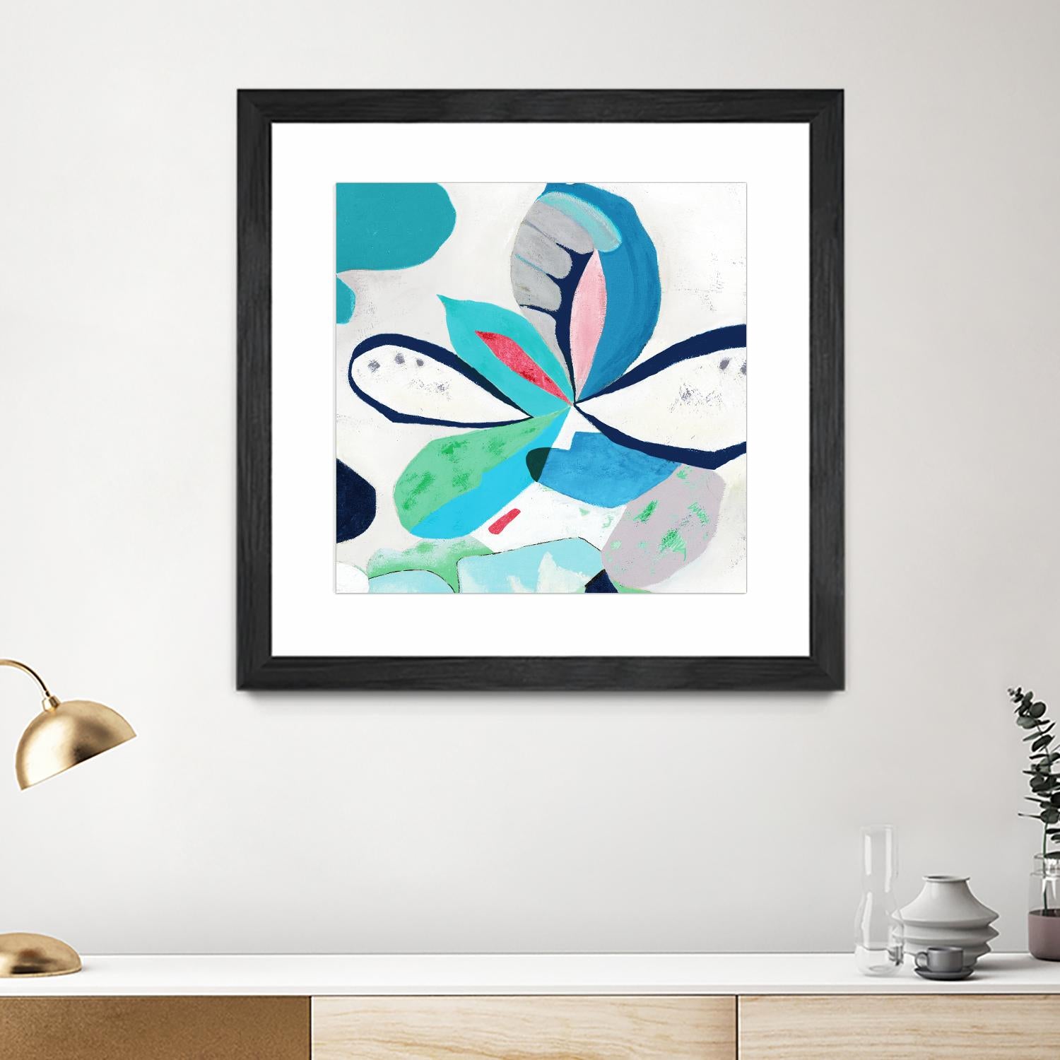 Ever Green by Diana Rosa on GIANT ART - white abstract