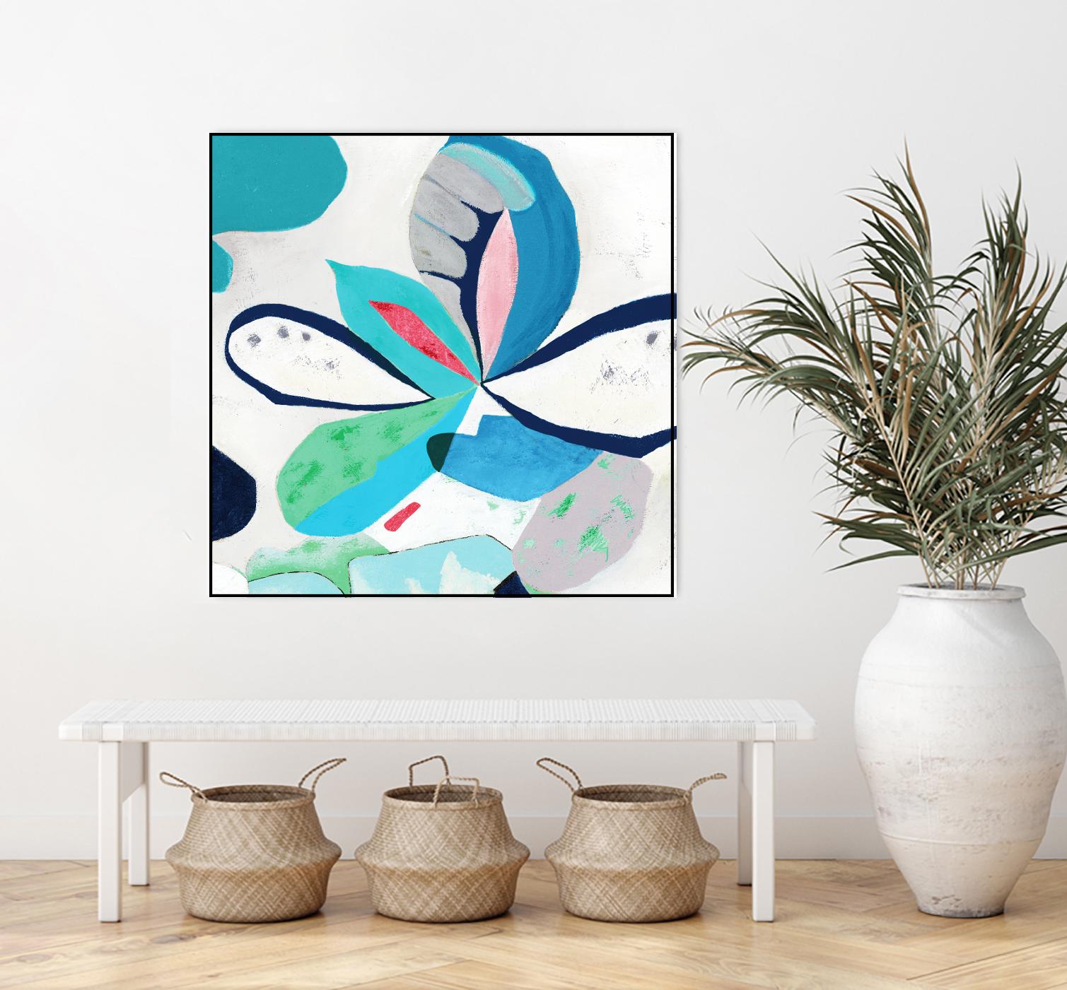 Ever Green by Diana Rosa on GIANT ART - white abstract